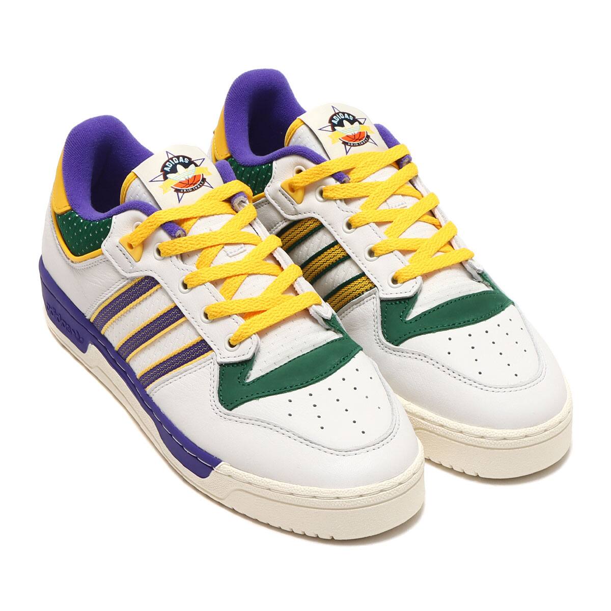 adidas RIVALRY LOW 86 CRYSTAL WHITE/ENERGY INK/BOLD GOLD 23SS-I_photo_large
