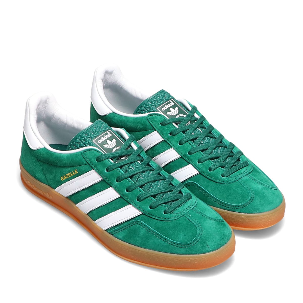 adidas GAZELLE INDOOR CALLEGE GREEN/FOOTWEAR WHITE/GUM 23FW-S