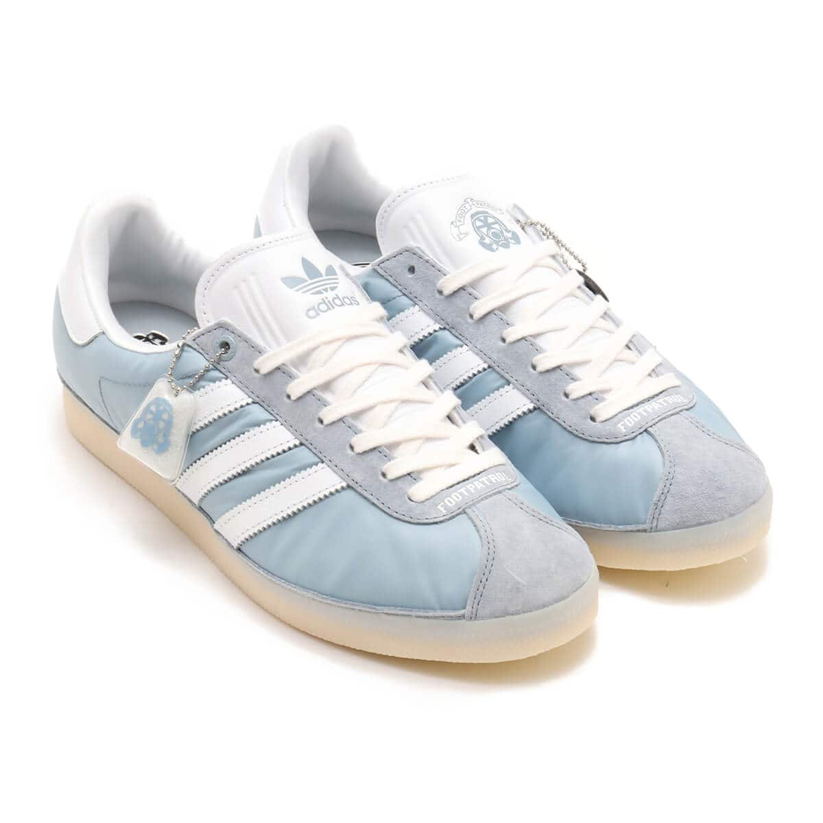 adidas GAZELLE 85 FOOTPATROL LGTGRE/FTWWHT/EASYEL