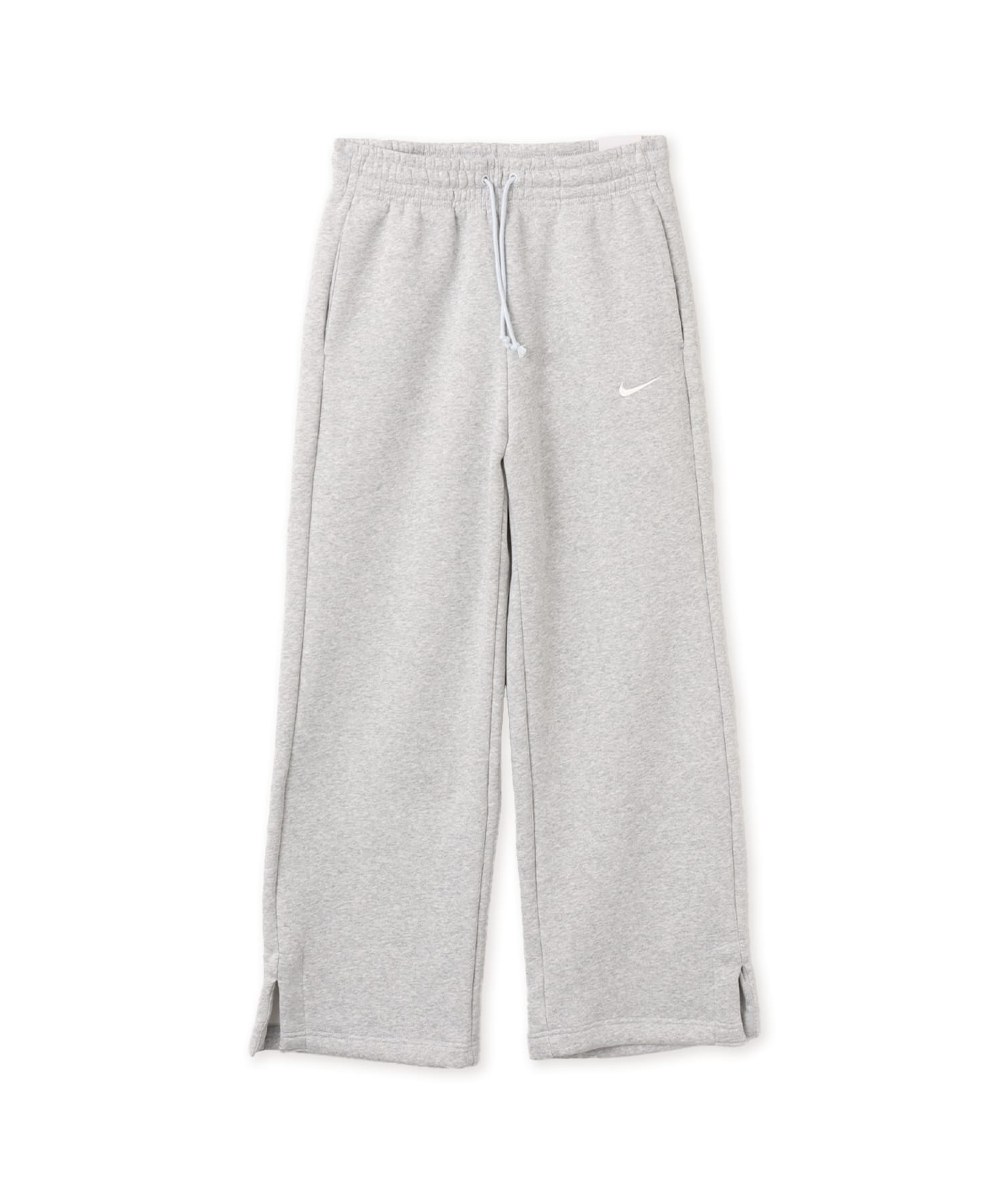 NIKE AS W NSW PHNX FLC HR PANT WID GRAYのメイン画像