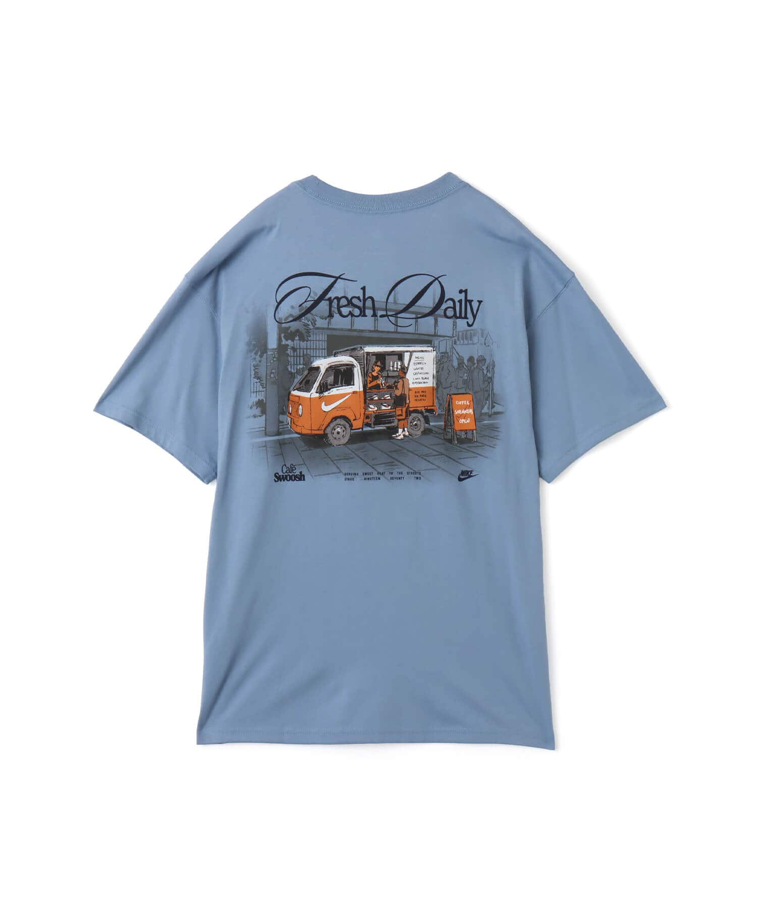 NIKE AS U NSW TEE LSE CAFE SWOOSH V BLUEのメイン画像