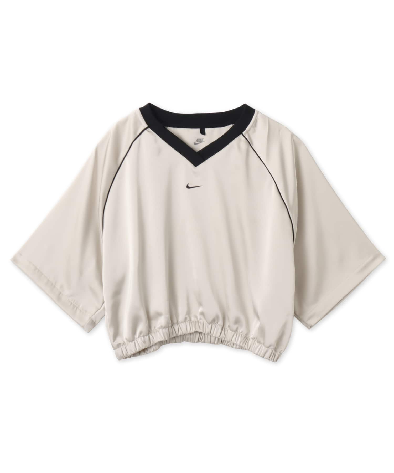 NIKE AS W NSW OFFLN WVN STN SS TOP LIGHT BONE/(BLACK)のメイン画像