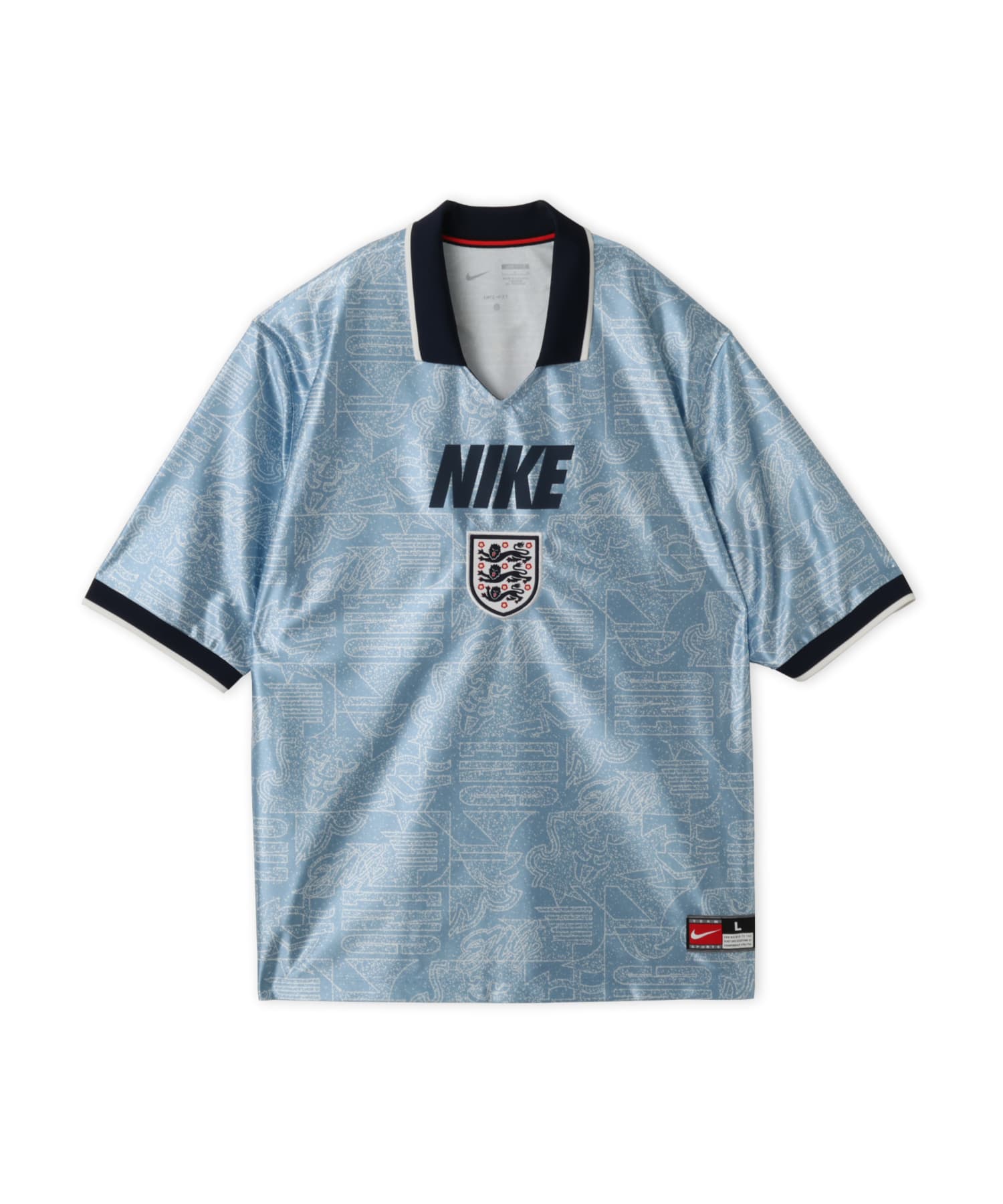 NIKE ENT M NK DF ENERGY TOP SS WORK BLUE/WHITE/(OBSIDIAN) (NO SPONSOR-PLYR)のメイン画像