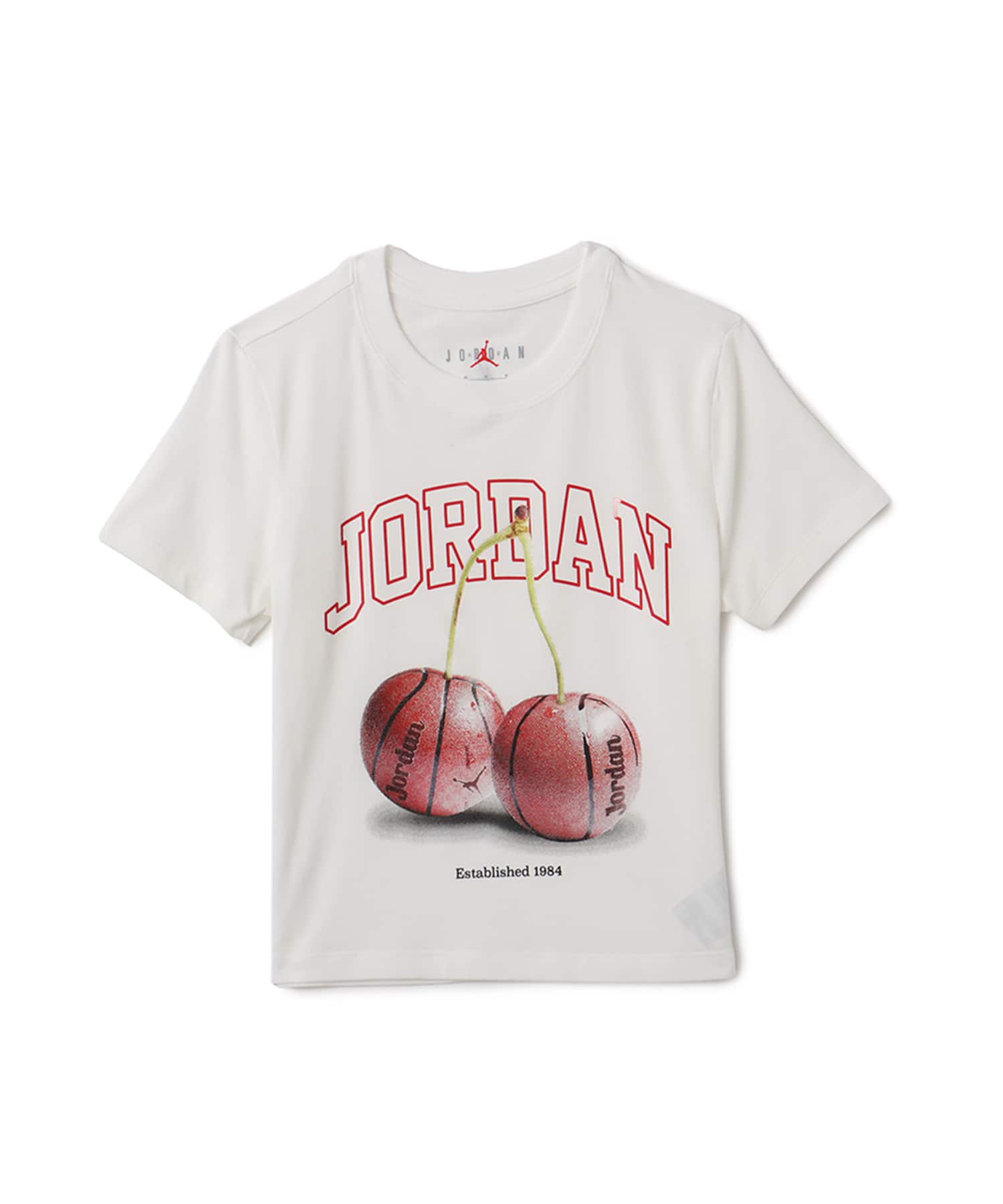 JORDAN BRAND AS W J BRK SS TMID GFX TEE BB WHITE/GYM RED/BLACKのメイン画像
