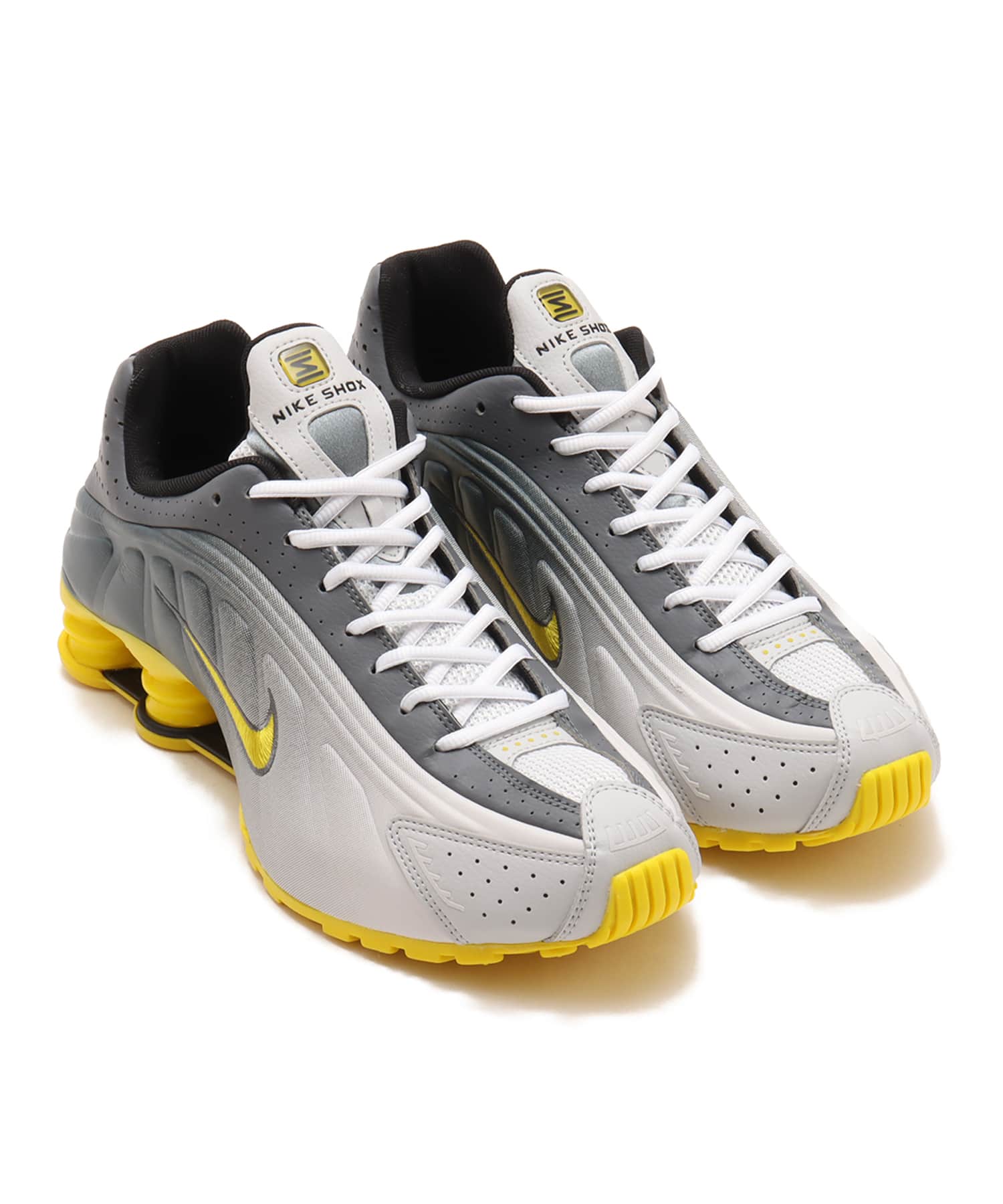 NIKE SHOX R4 SE VAST GREY/BRIGHT CITRON-LT GRAPHITEのメイン画像