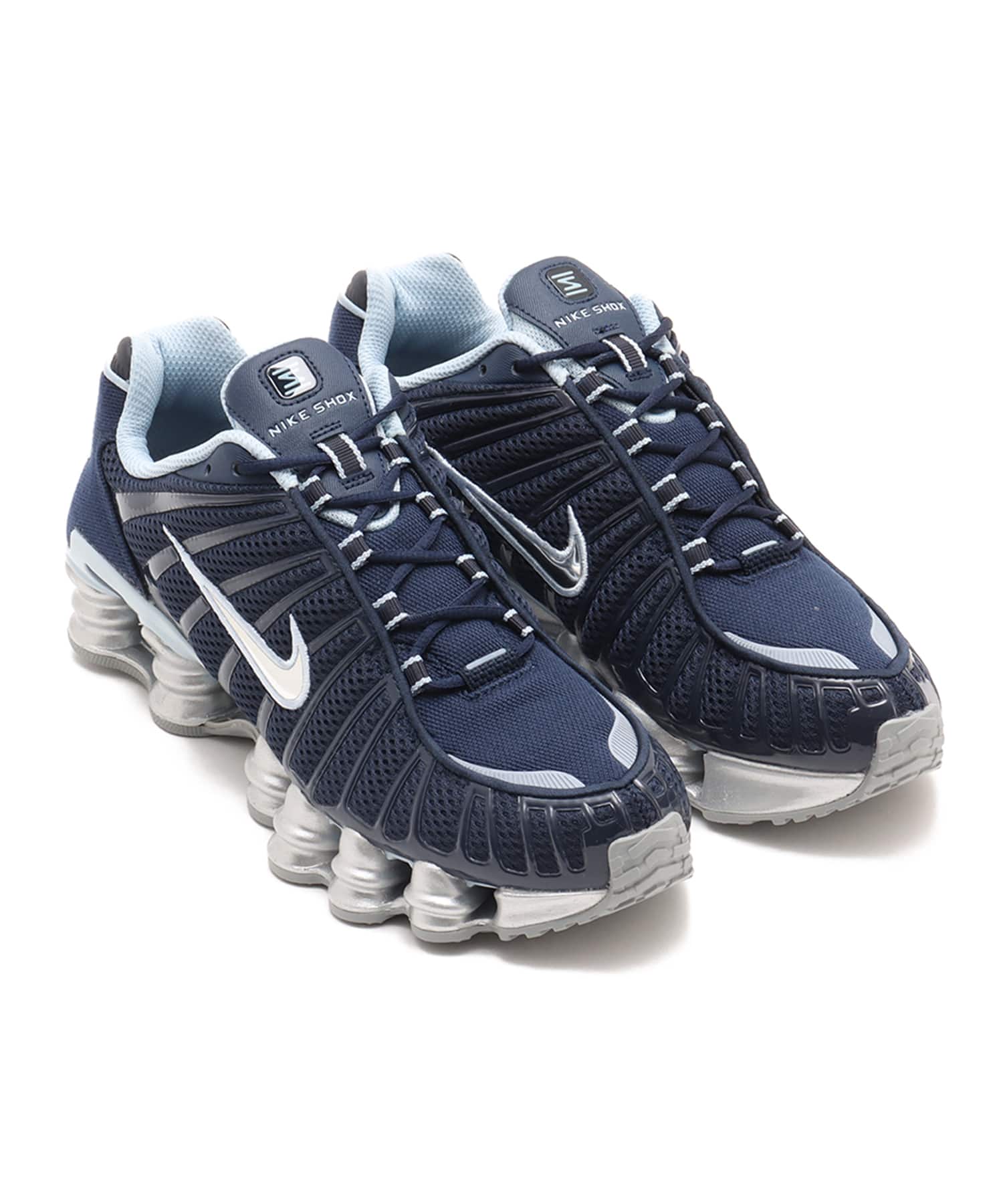 NIKE W SHOX TL OBSIDIAN/MTLC PLATINUM-LT ARMORY BLUEのメイン画像