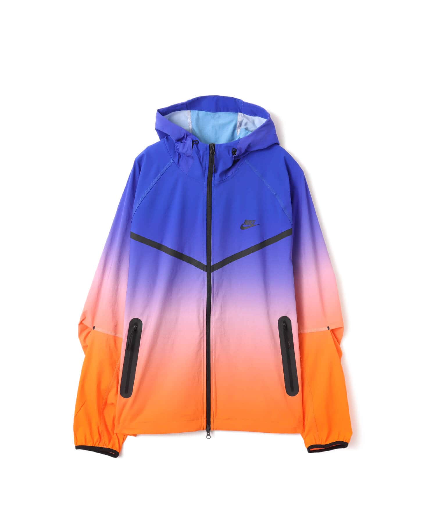 NIKE M NRG TCH WVN WR FZ JKT 2 GAME ROYAL/SAFETY ORANGEのメイン画像