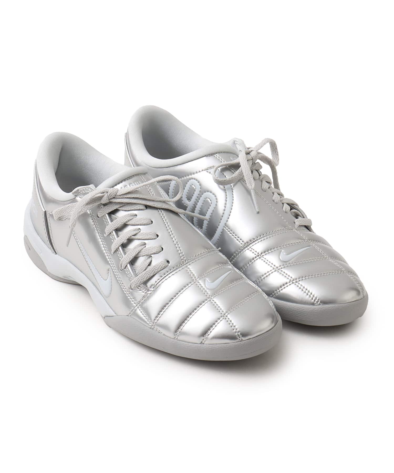 NIKE WMNS T90 MTLC PLATINUM/PHOTON DUSTのメイン画像