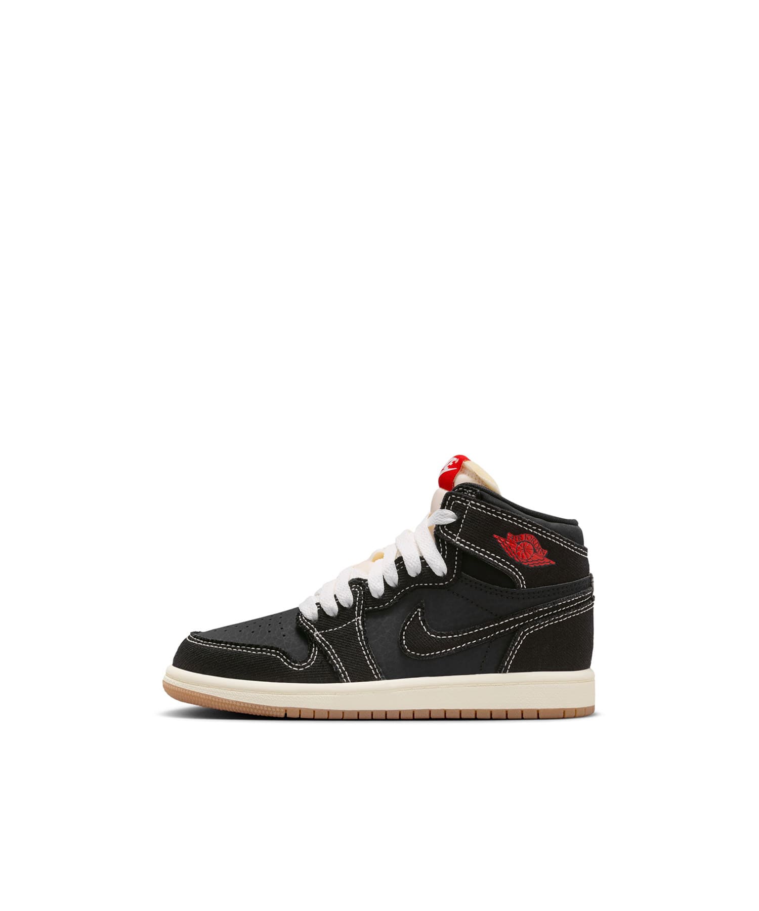 JORDAN BRAND JORDAN 1 RETRO HIGH OG FC (PS) BLACK/SAIL-GUM MED BROWNのメイン画像