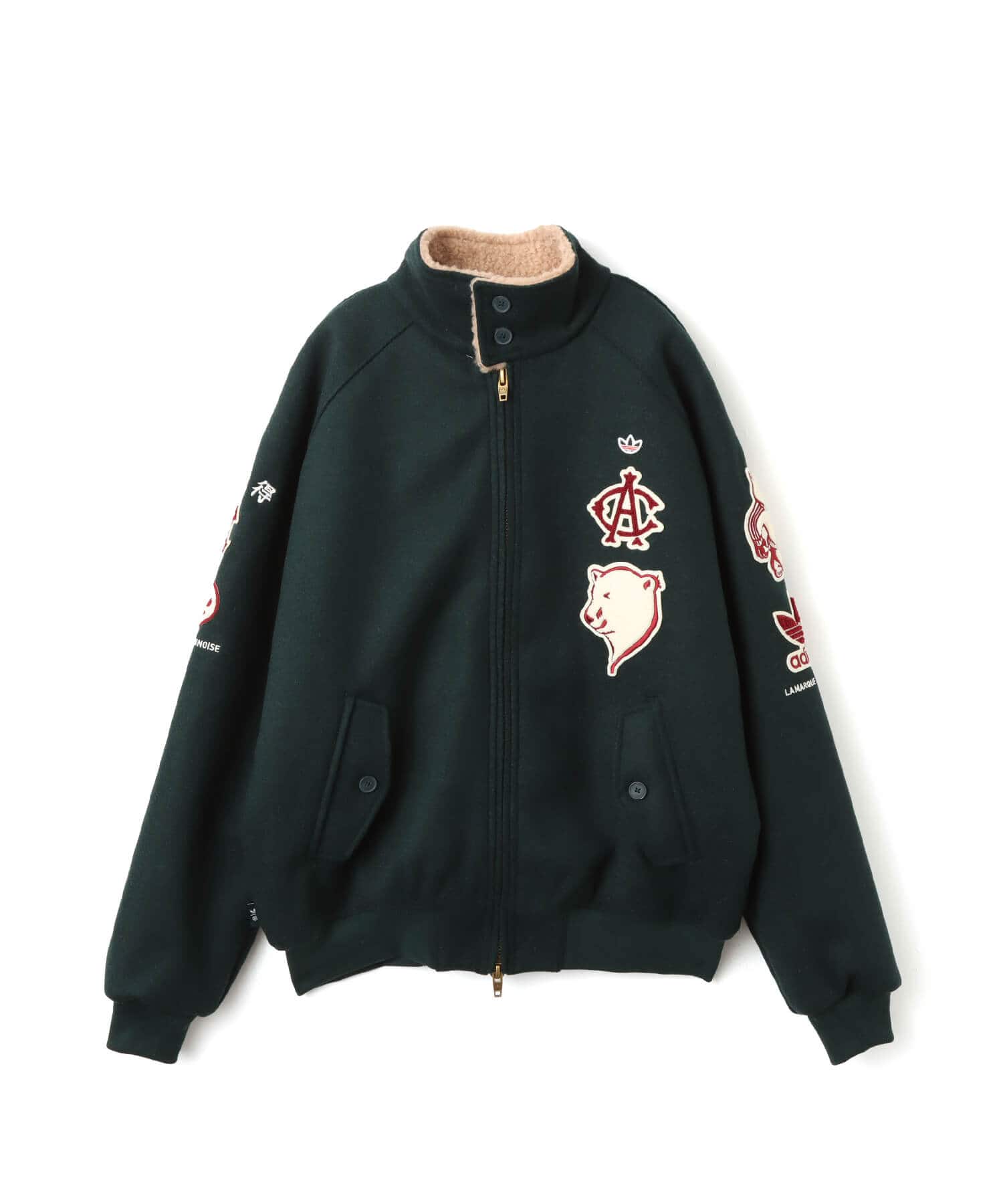 adidas CLOT WARMUP JACKET BY EDISON CHEN グリーンナイト