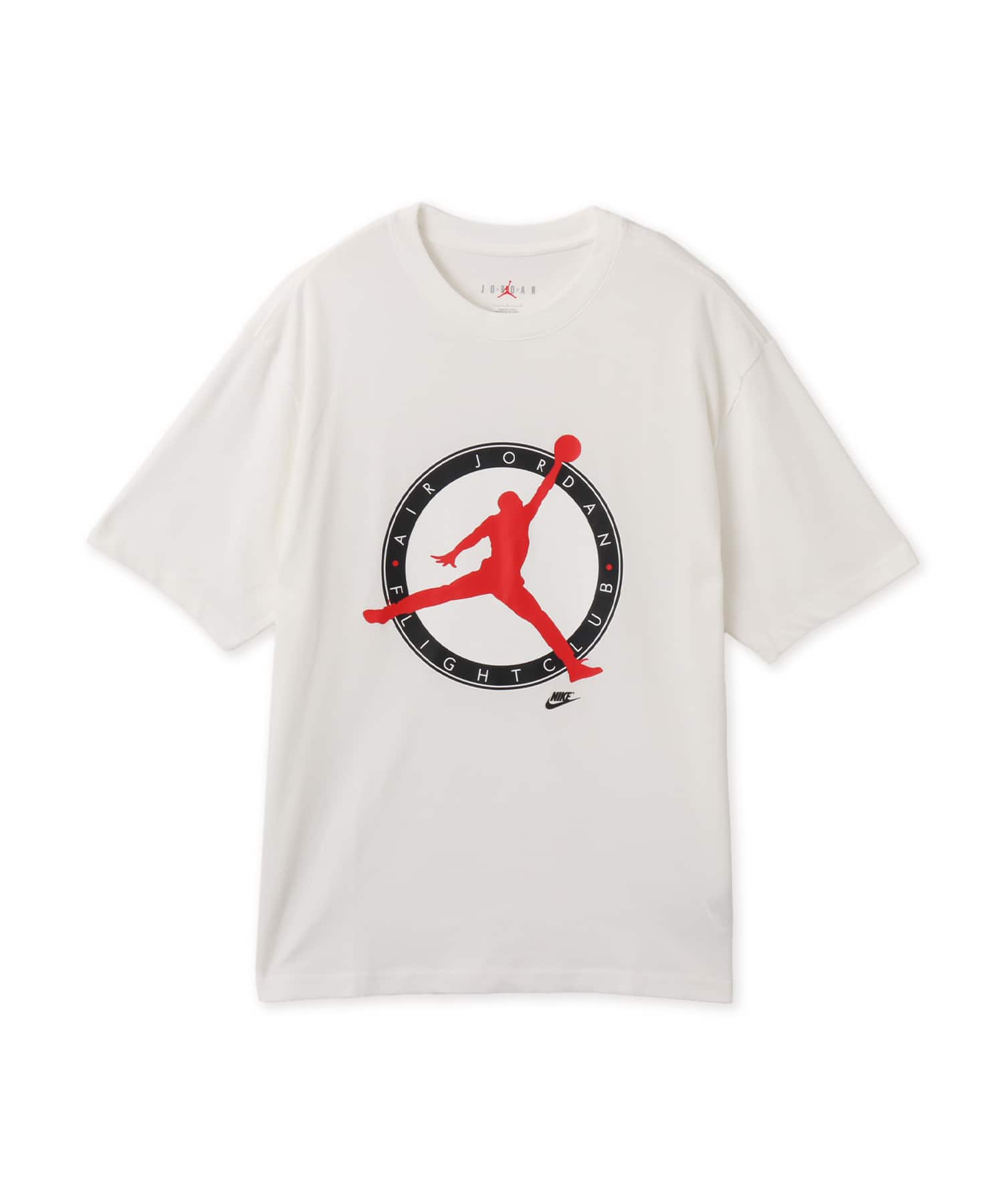 JORDAN BRAND M J AJ FLT CLB SS CREW WHITE/(UNIVERSITY RED)のメイン画像