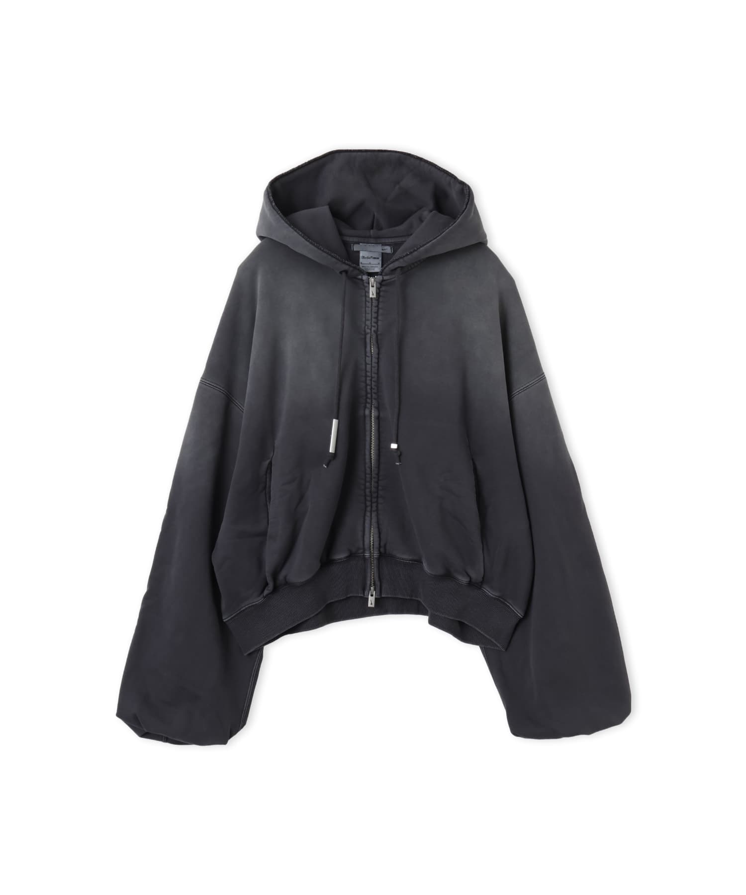 NIKE W NRG NK STUDIO FLEECE HOODIE BLACKのメイン画像