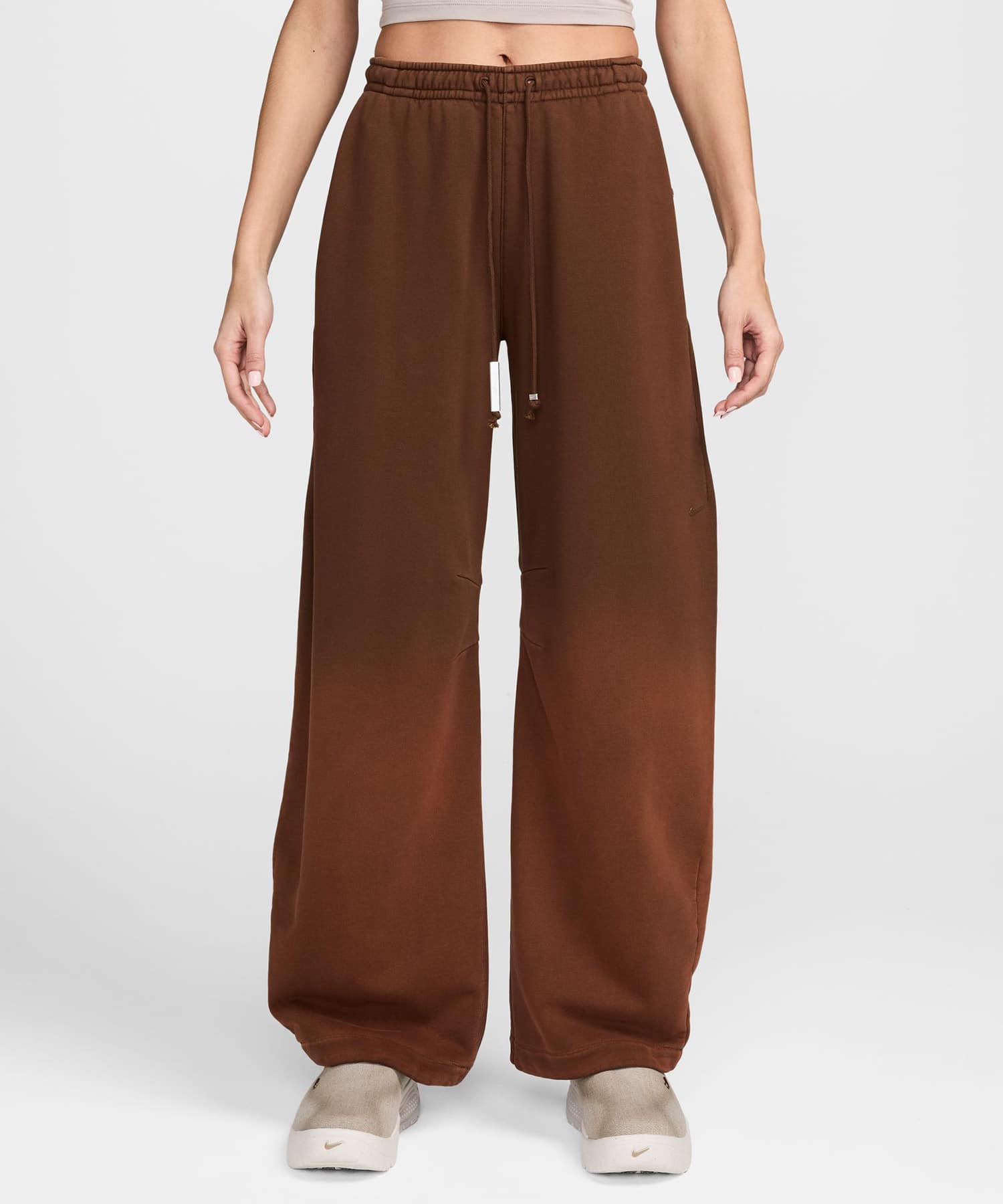 NIKE W NRG NK STUDIO FLEECE PANT CACAO WOWのメイン画像