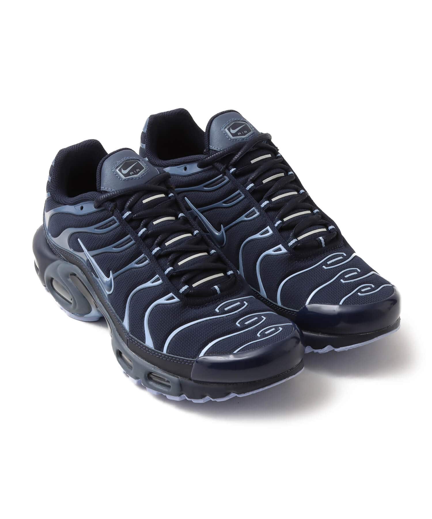 NIKE AIR MAX PLUS OBSIDIAN/DIFFUSED BLUE-ALUMINUMのメイン画像