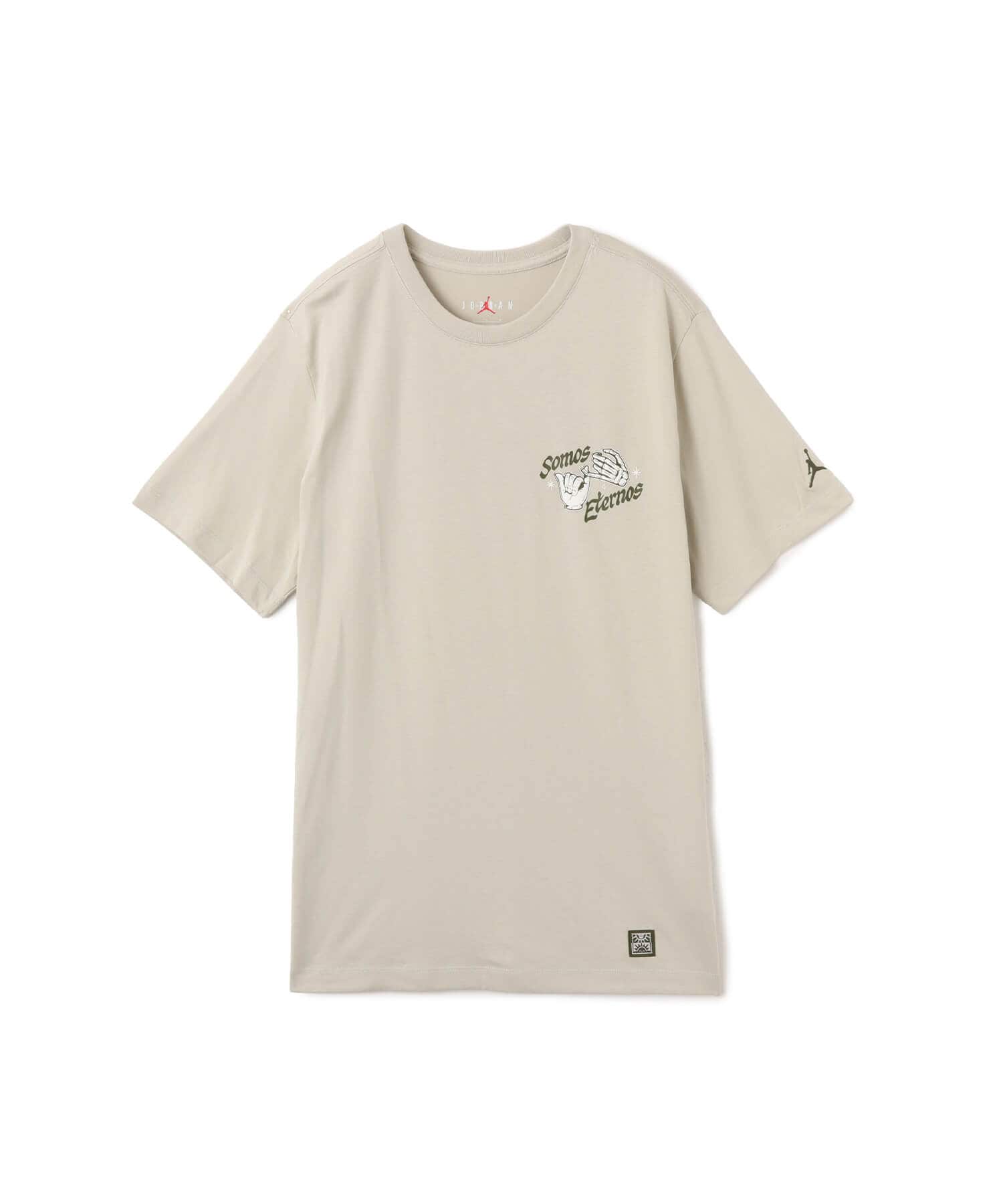 JORDAN BRAND M J EMB SS CREW DDM LIGHT STONE/LEGION GREENのメイン画像