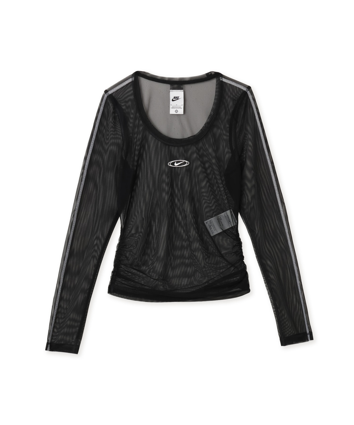 NIKE AS W NK STREET SHEER LS BLACKのメイン画像