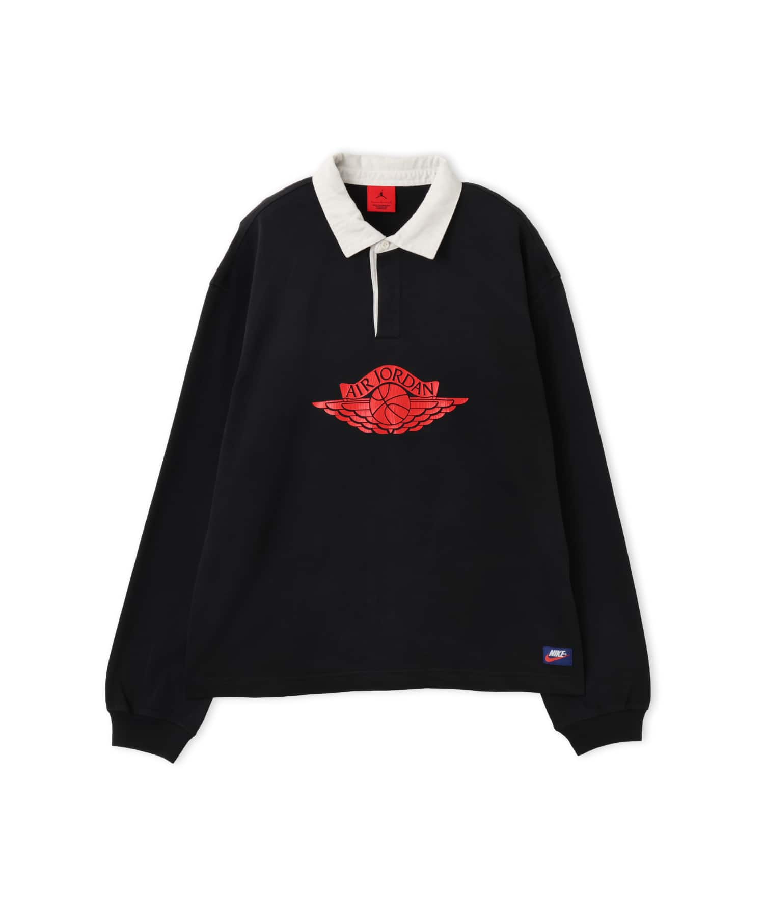 JORDAN BRAND M J FLT ESS RUGBY TOP BLACKのメイン画像