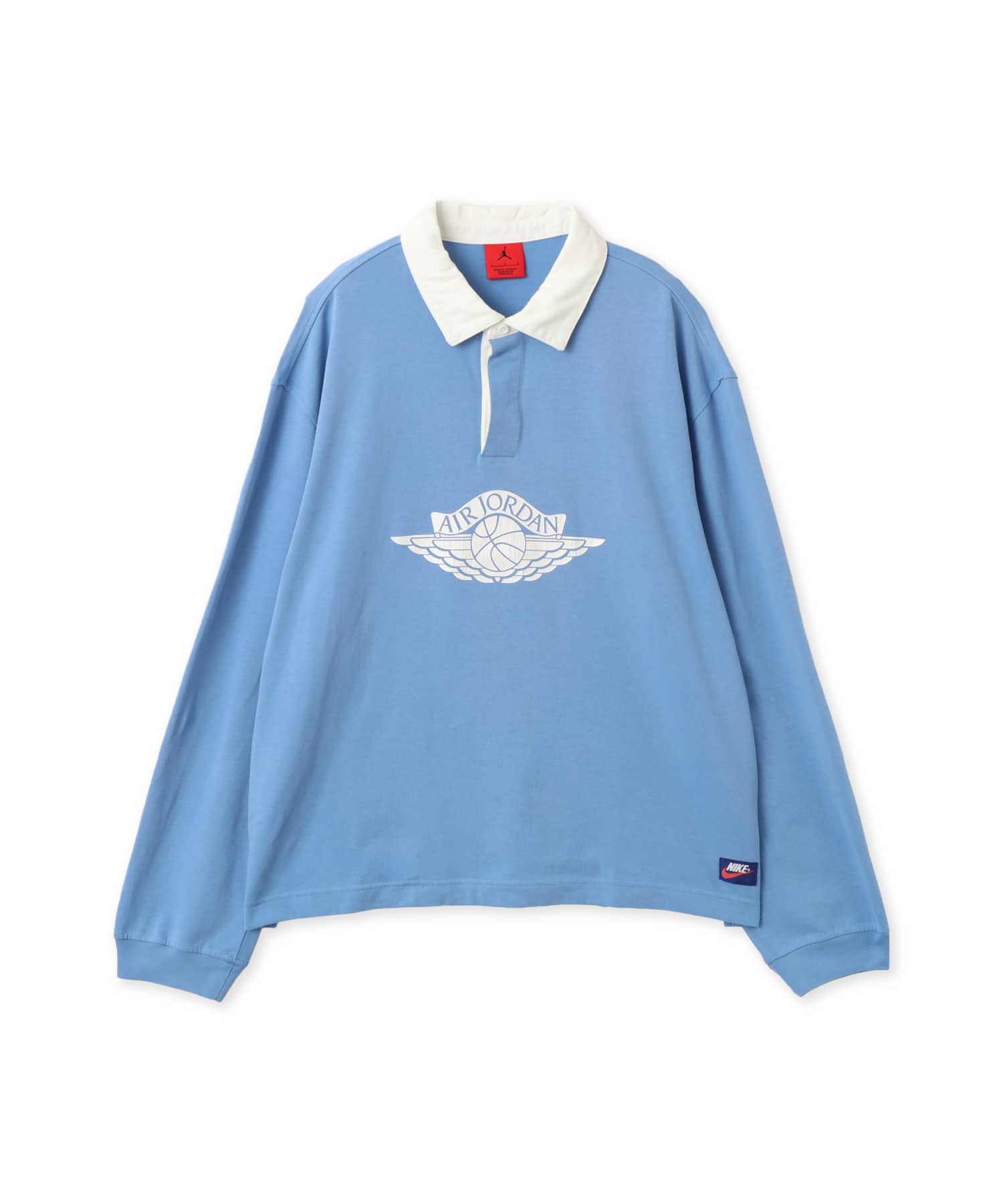 JORDAN BRAND M J FLT ESS RUGBY TOP BLUEのメイン画像