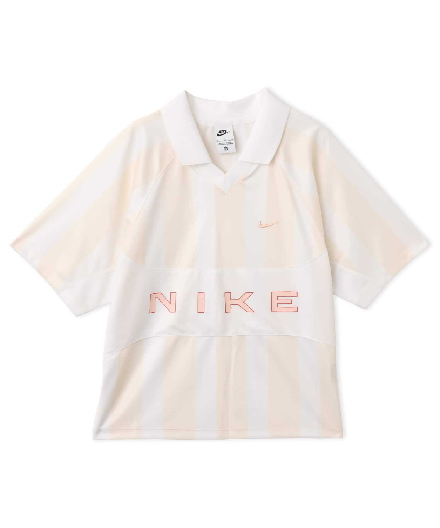NIKE AS W NSW STREET OS SS STRP JSY CHALK/WHITE/WHITE/(ARCTIC ORANGE)のメイン画像