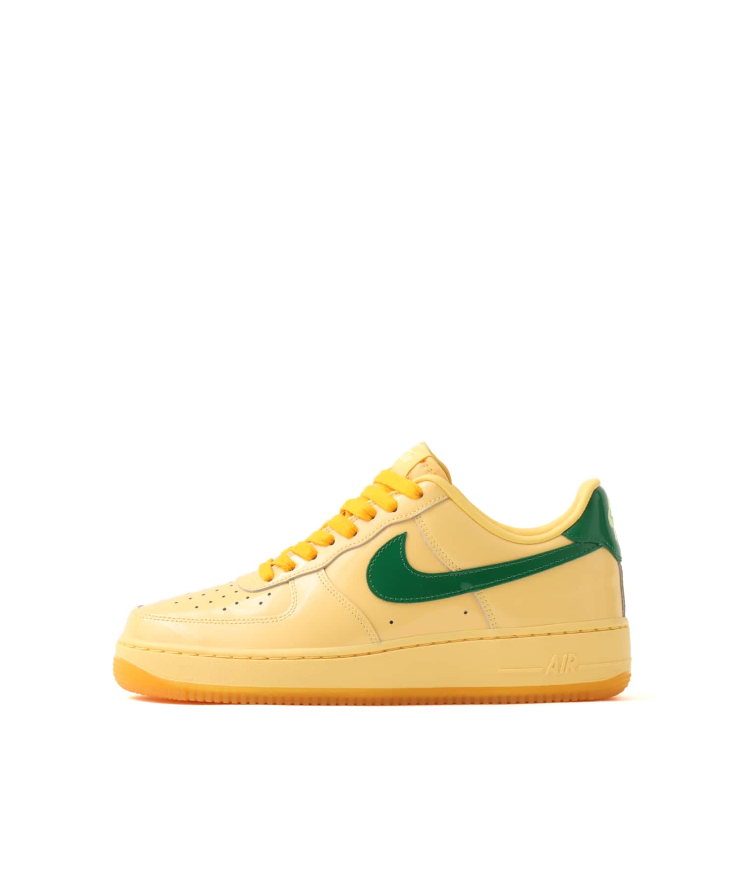 NIKE AIR FORCE 1 LOW QS TOPAZ GOLD/PINE GREEN-LT LASER ORANGEのメイン画像