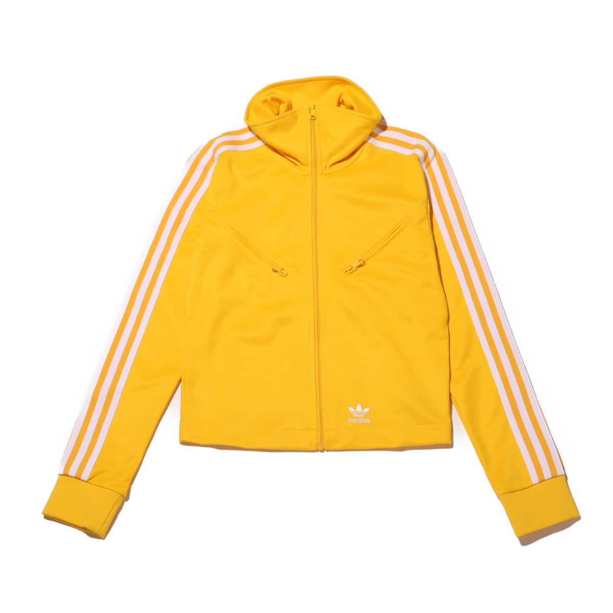 Adidas yellow outlet jacket women's