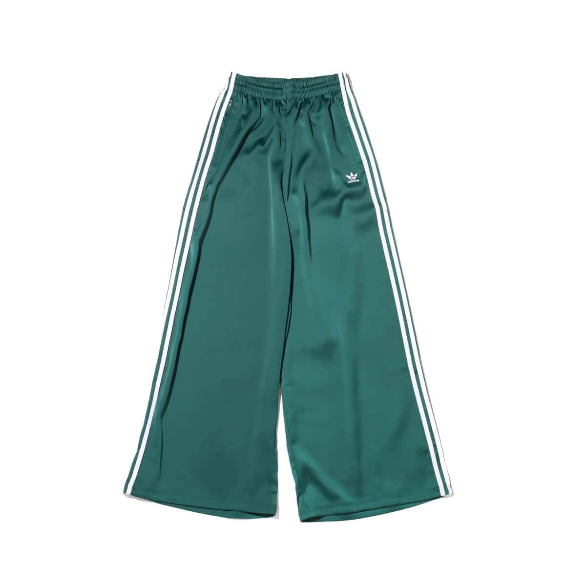 adidas FIREBIRD Satin Wide Leg Track Pants CGREEN 24SS-I