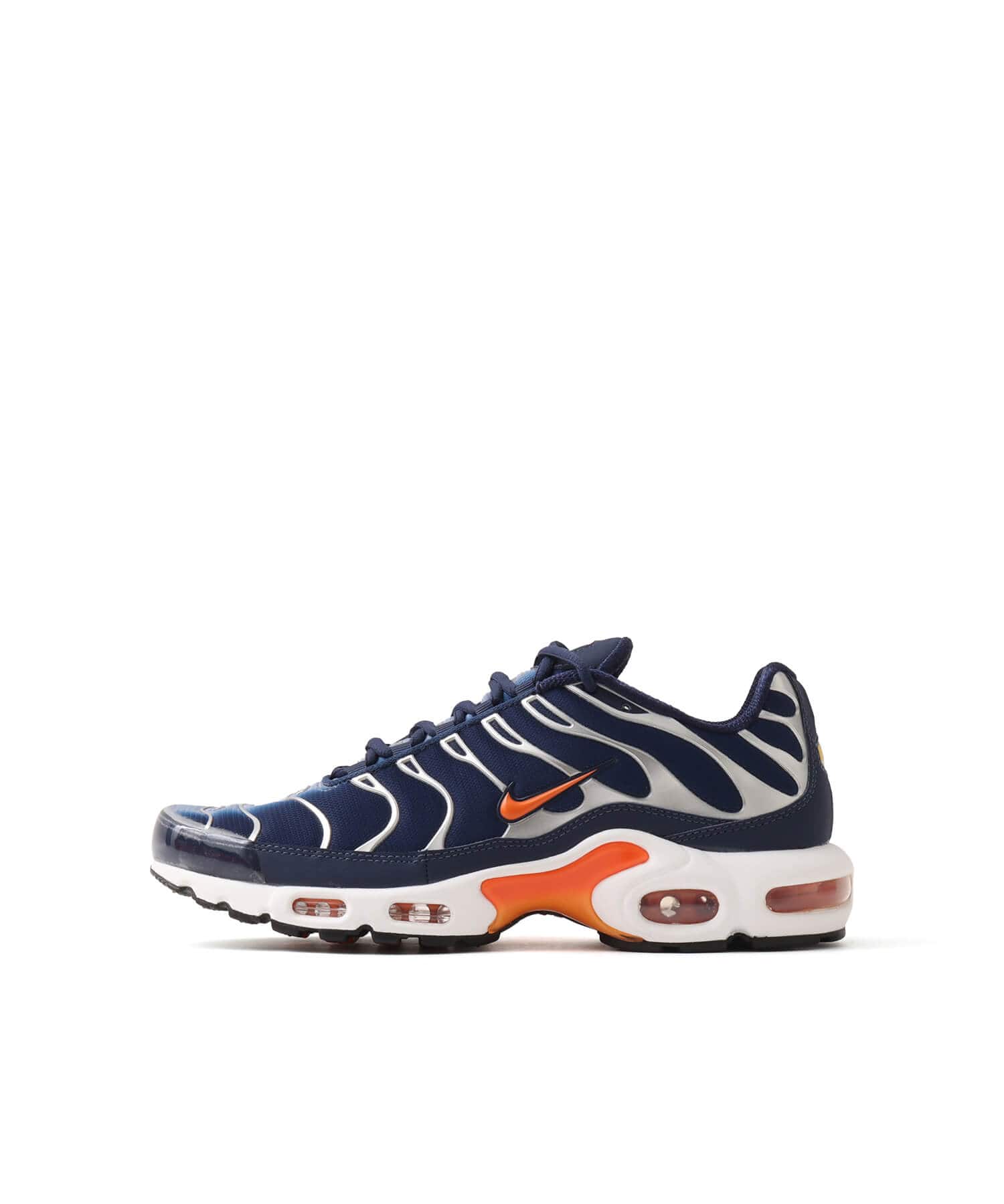 NIKE AIR MAX PLUS MIDNIGHT NAVY/SAFETY ORANGEのメイン画像