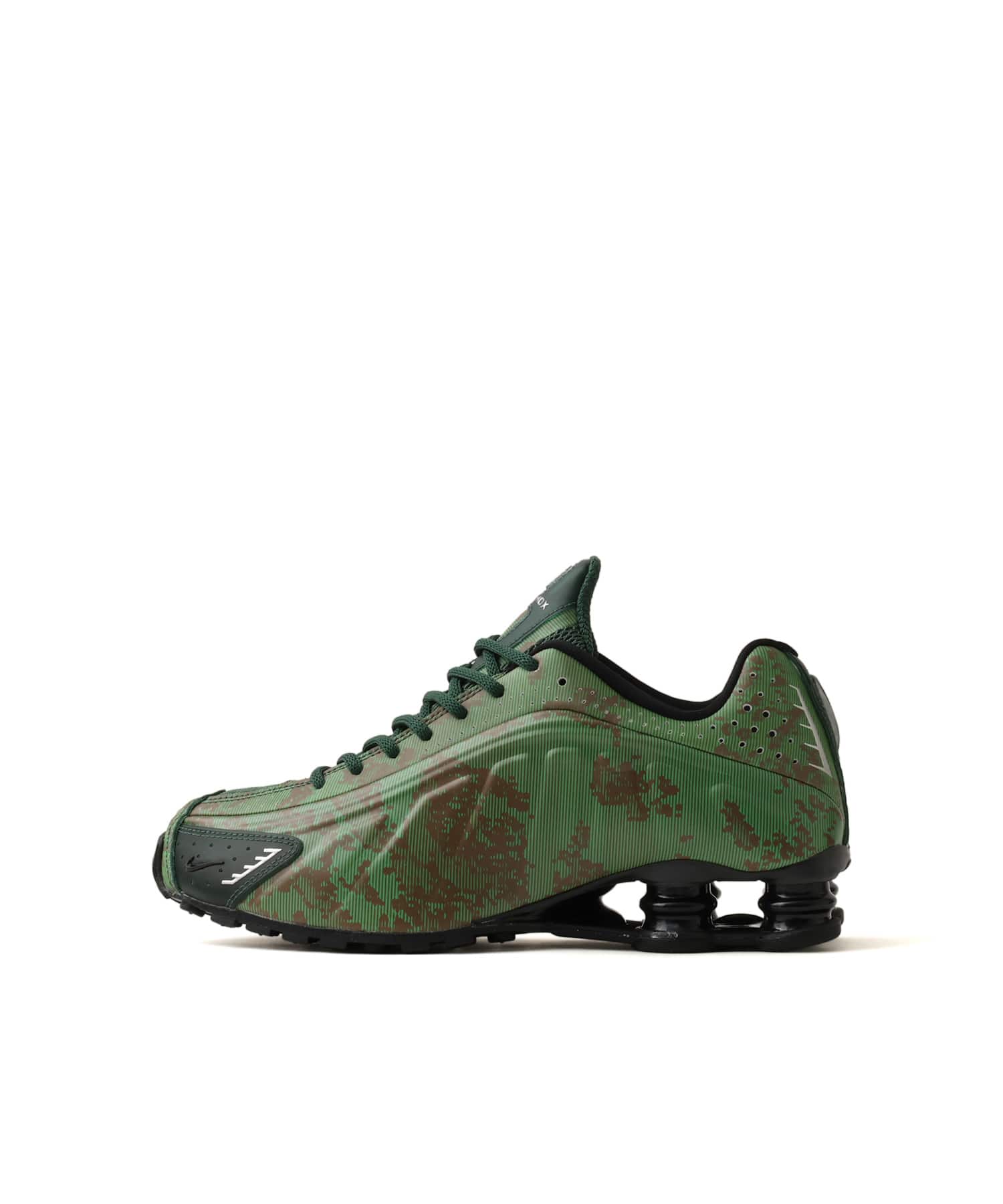 NIKE SHOX R4 SP NOBLE GREEN/BLACK-TM KELLY GREEN-ROUGH GREEN-MTLC SILVERのメイン画像