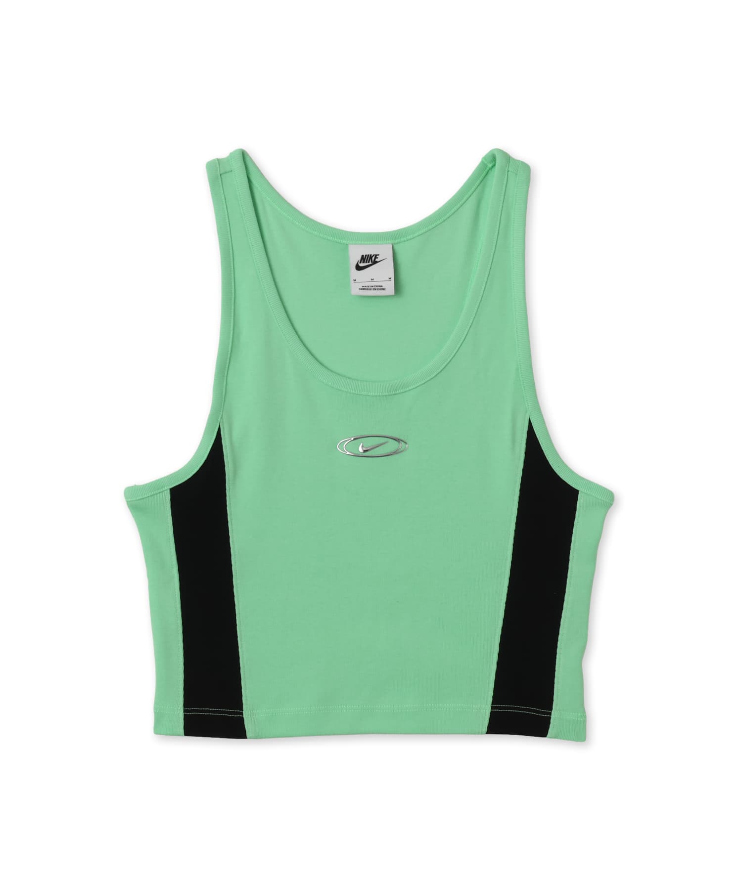 NIKE AS W NK STREET GX CROP TANK GREENのメイン画像