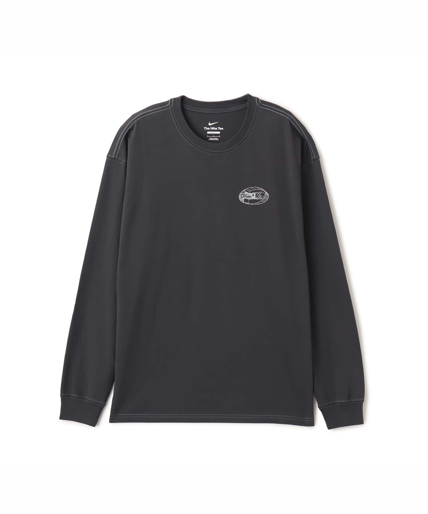 NIKE AS M NK TEE LS M90 FMRN GRAYのメイン画像