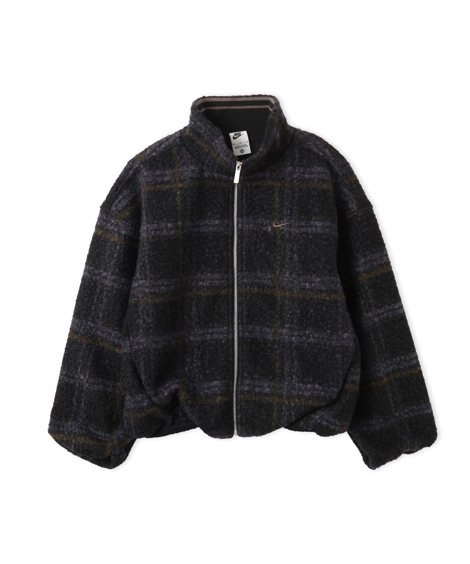 NIKE AS W NK STREET AOP SHERPA JKT BLACKのメイン画像