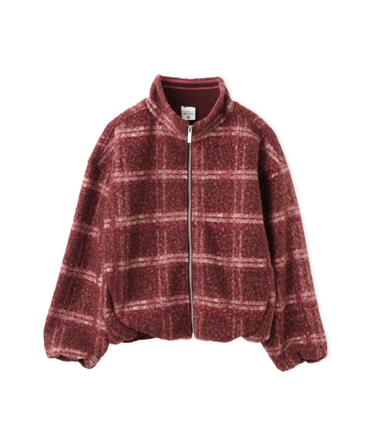 NIKE AS W NK STREET AOP SHERPA JKT PINKのメイン画像