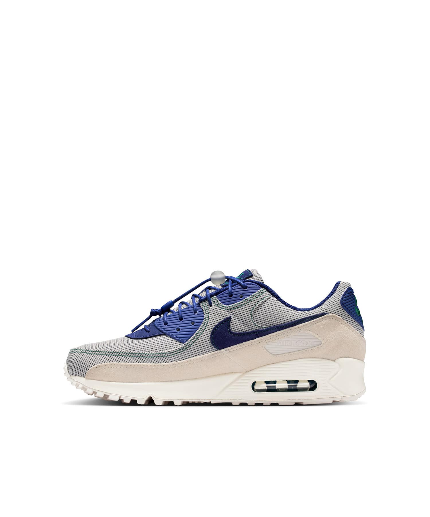 NIKE AIR MAX 90 QS COCONUT MILK/DEEP ROYAL BLUE-LEGION PINEのメイン画像