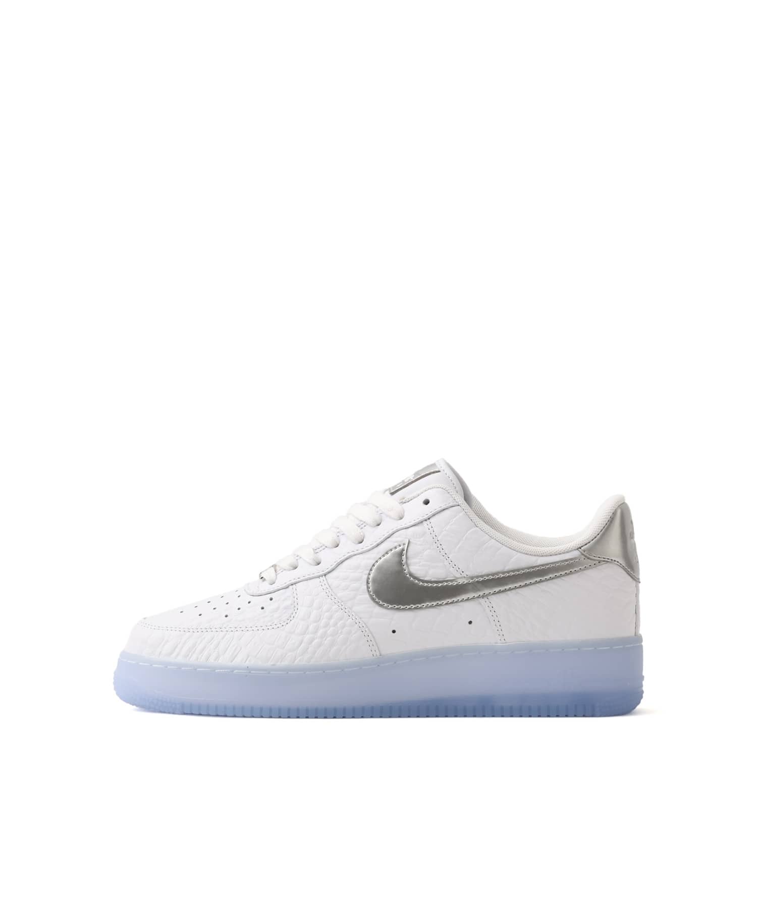 NIKE AIR FORCE 1 '07 WHITE/CHROME-BLUE TINT-PURE PLATINUMのメイン画像