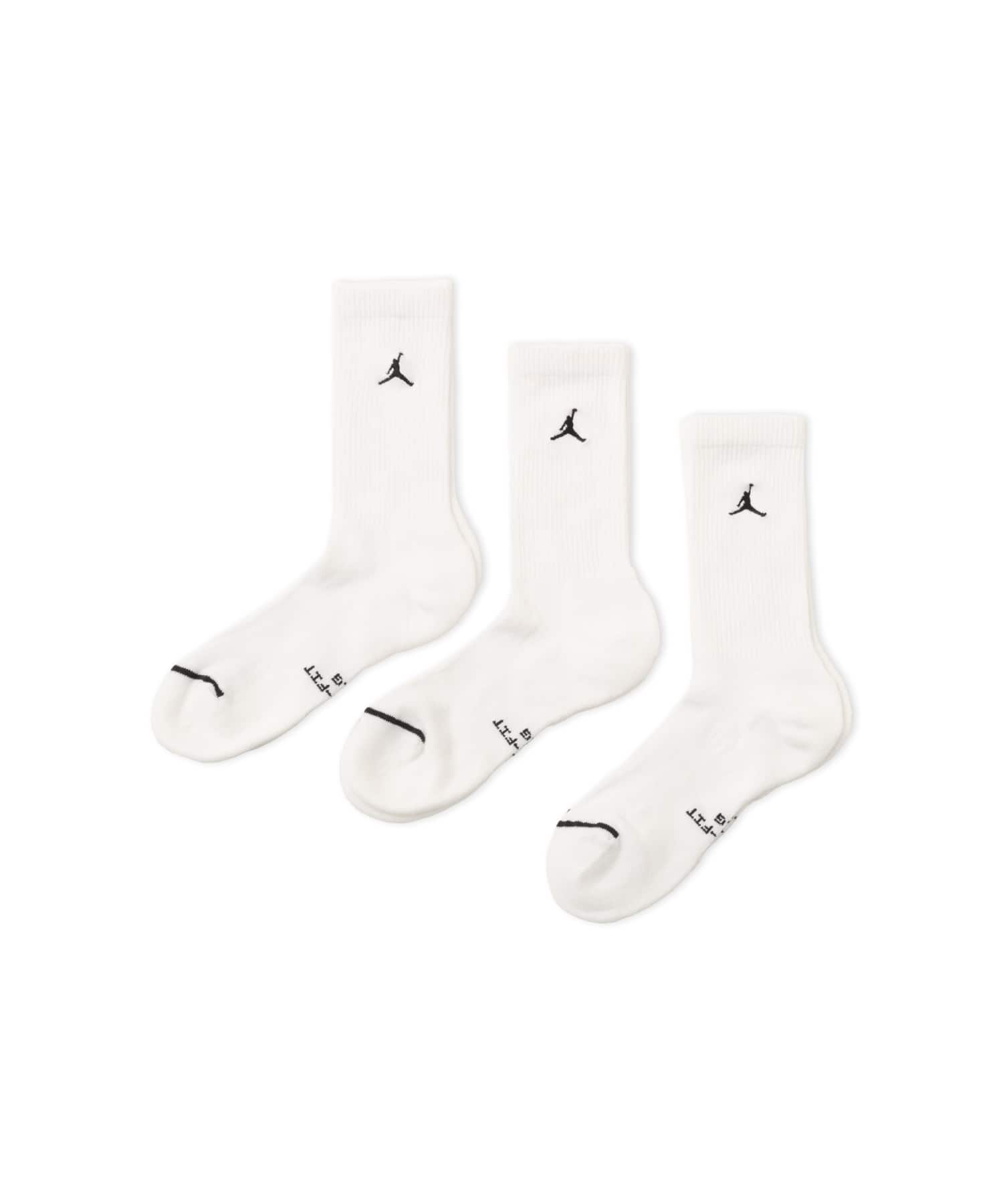 JORDAN BRAND U J ED ELVD CREW 3PR - 144 WHITEのメイン画像
