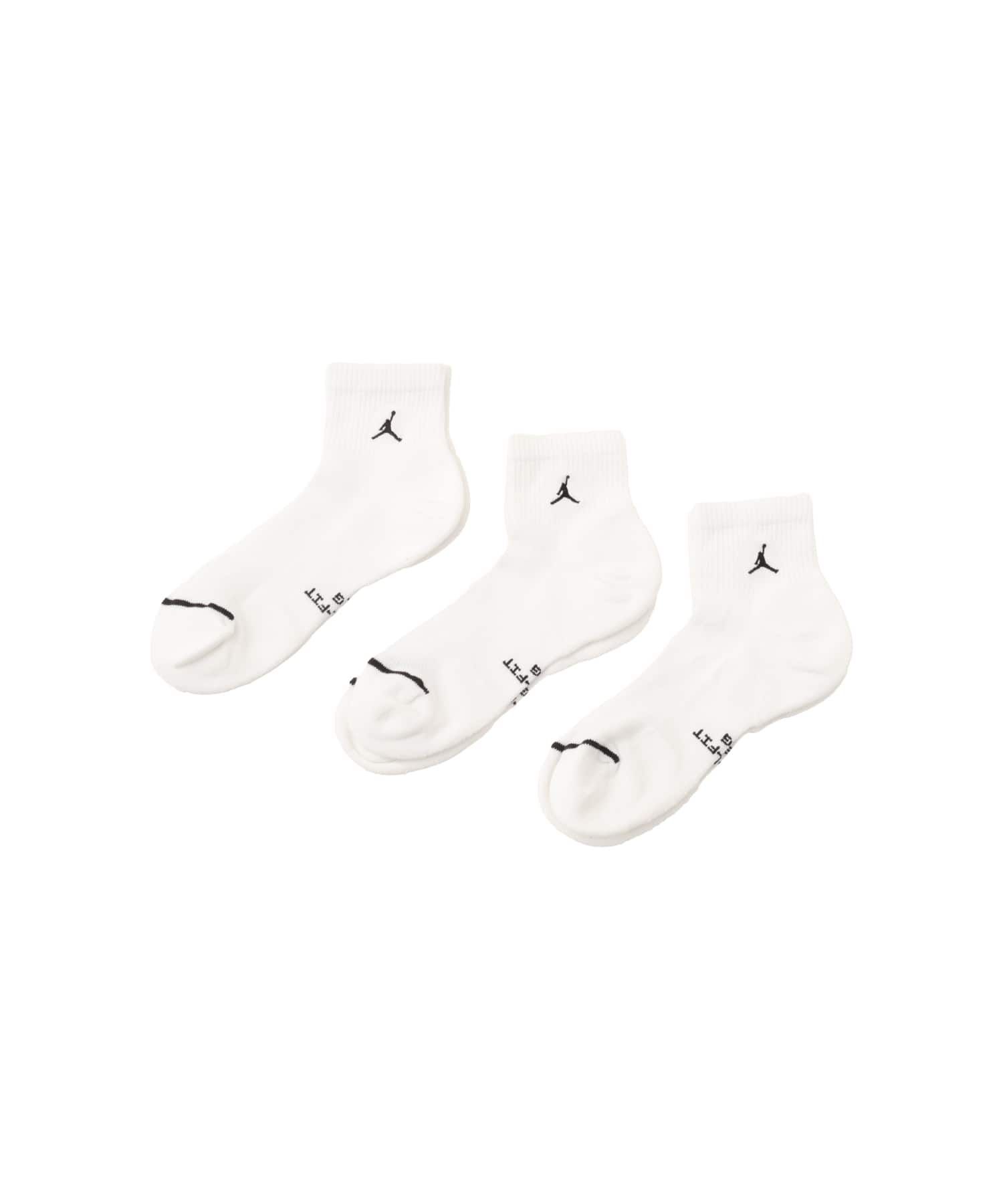 JORDAN BRAND U J ED ELVD ANKLE 3PR - 144 WHITEのメイン画像