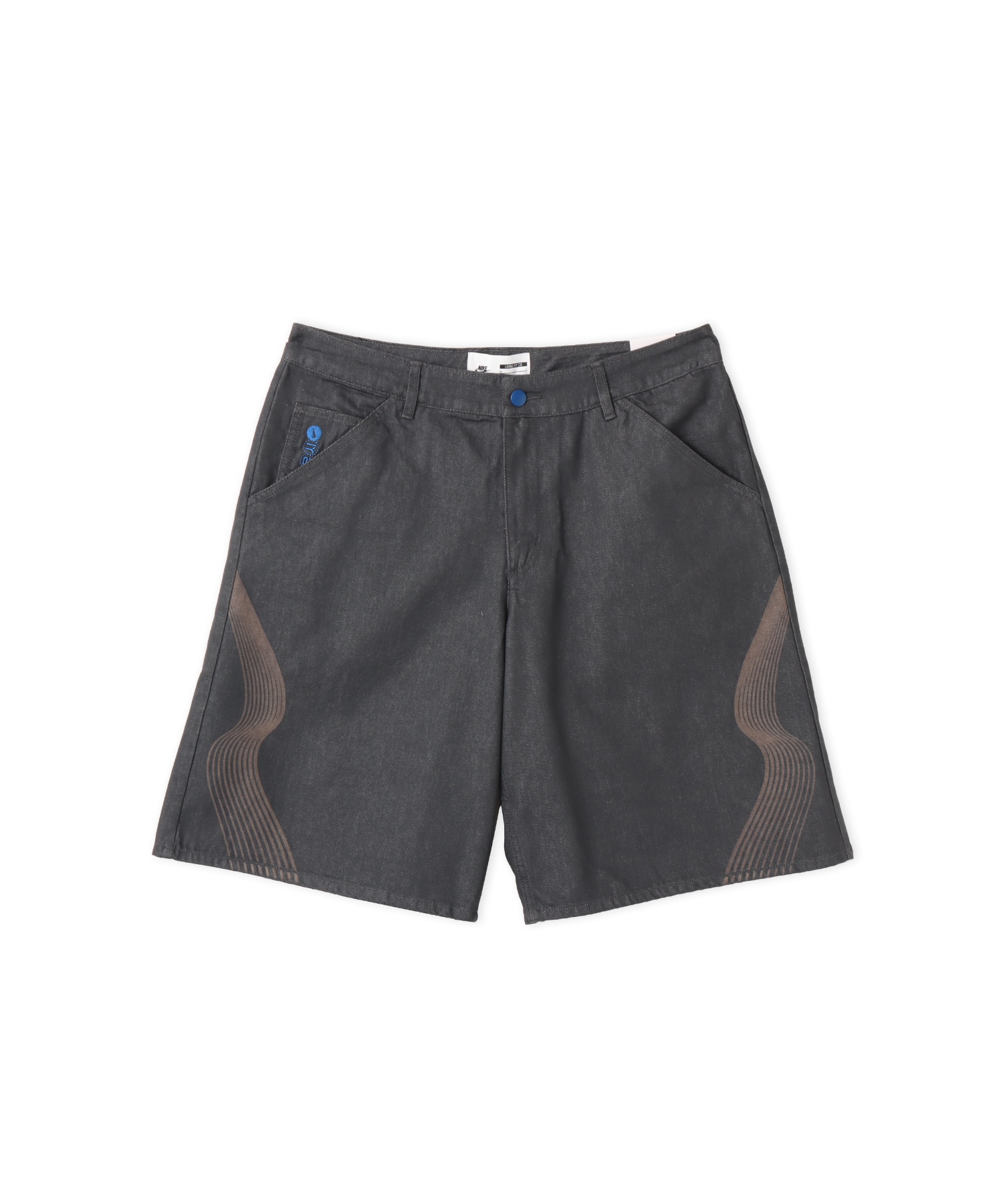 NIKE AS M NK DENIM SHORT FTBL KOR A ANTHRACITEのメイン画像