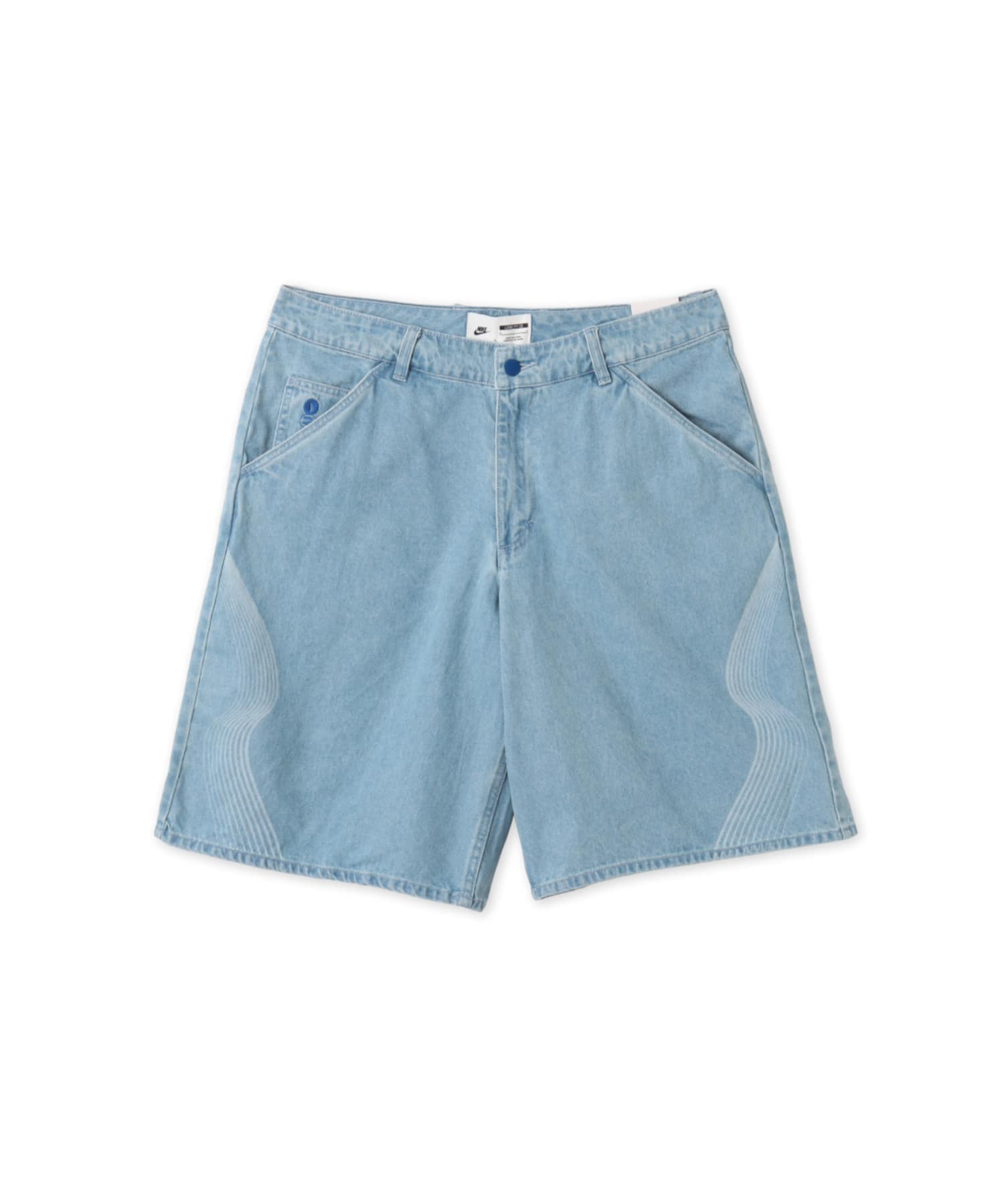 NIKE AS M NK DENIM SHORT FTBL KOR A ASHEN SLATEのメイン画像