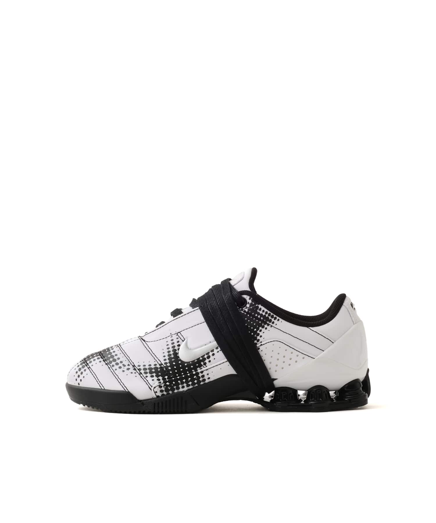 NIKE W NIKE T90 SHOX MAGIA WC WHITE/MTLC SILVER-BLACKのメイン画像