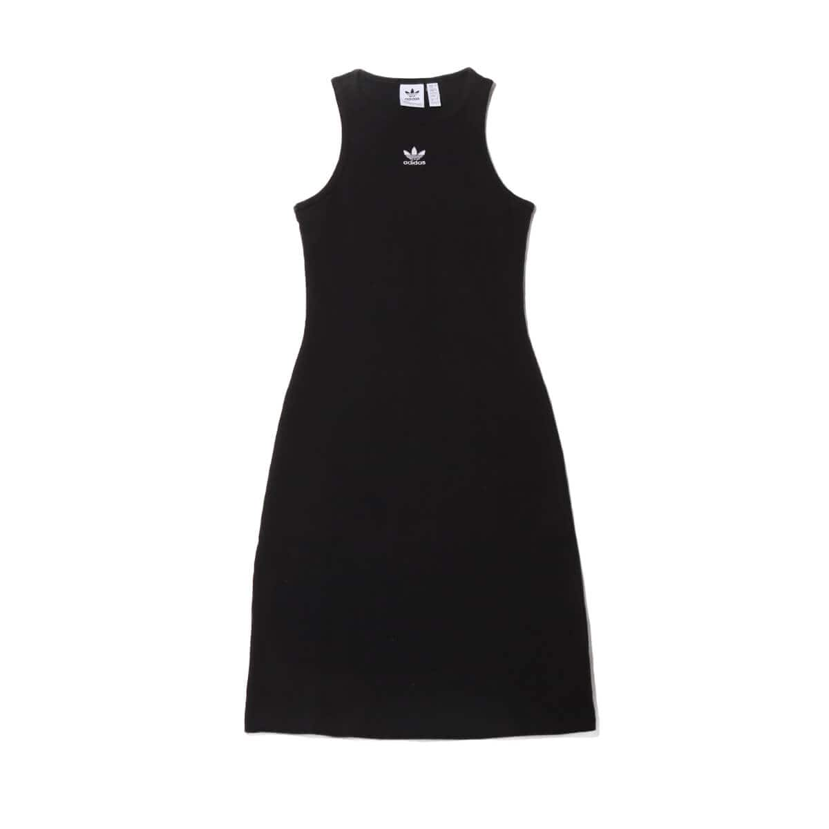 adidas RIB TANK DRESS BLACK 24SS-I