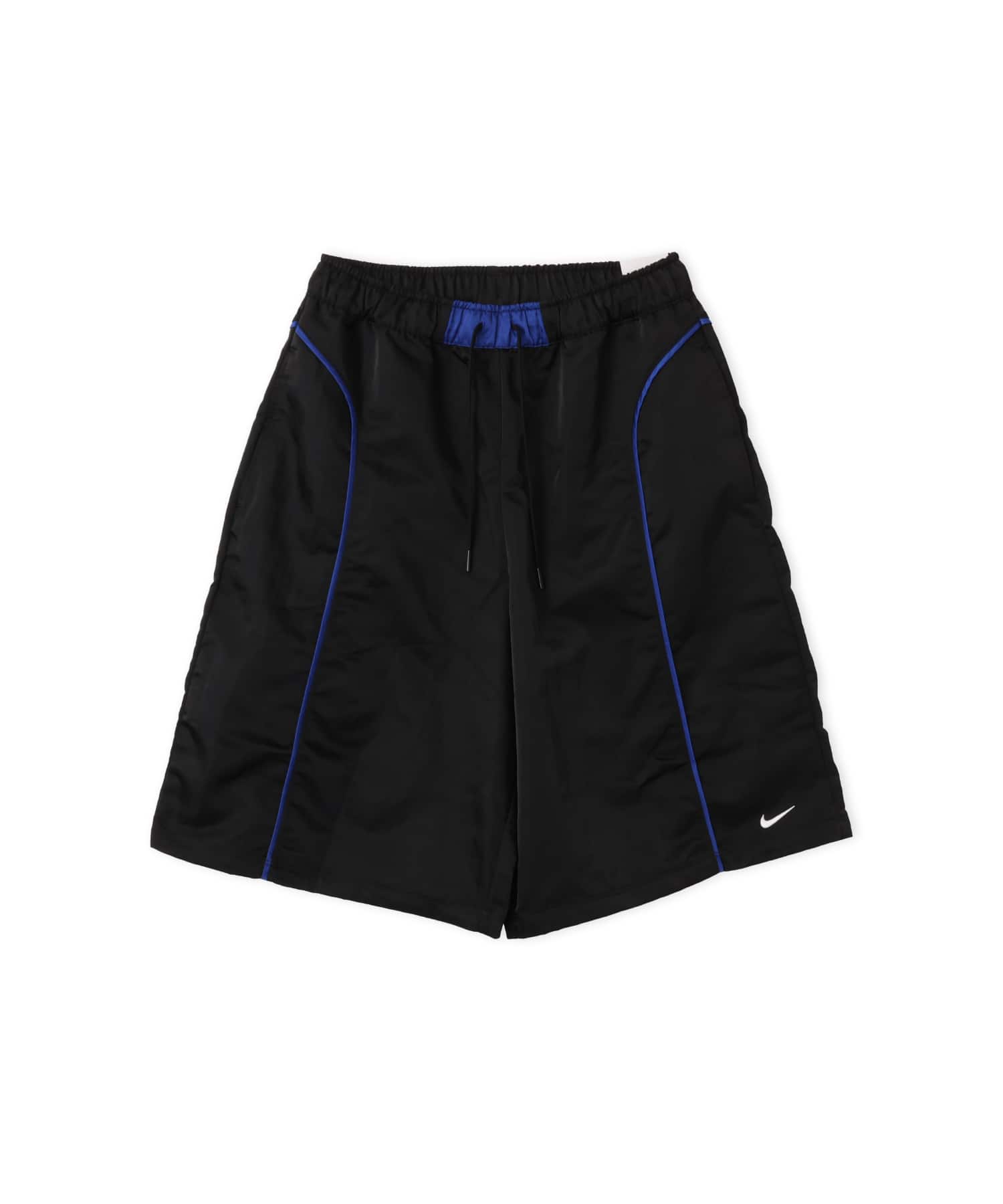 NIKE AS W NK NYLON KNEE LENGTH SHORT BLACKのメイン画像