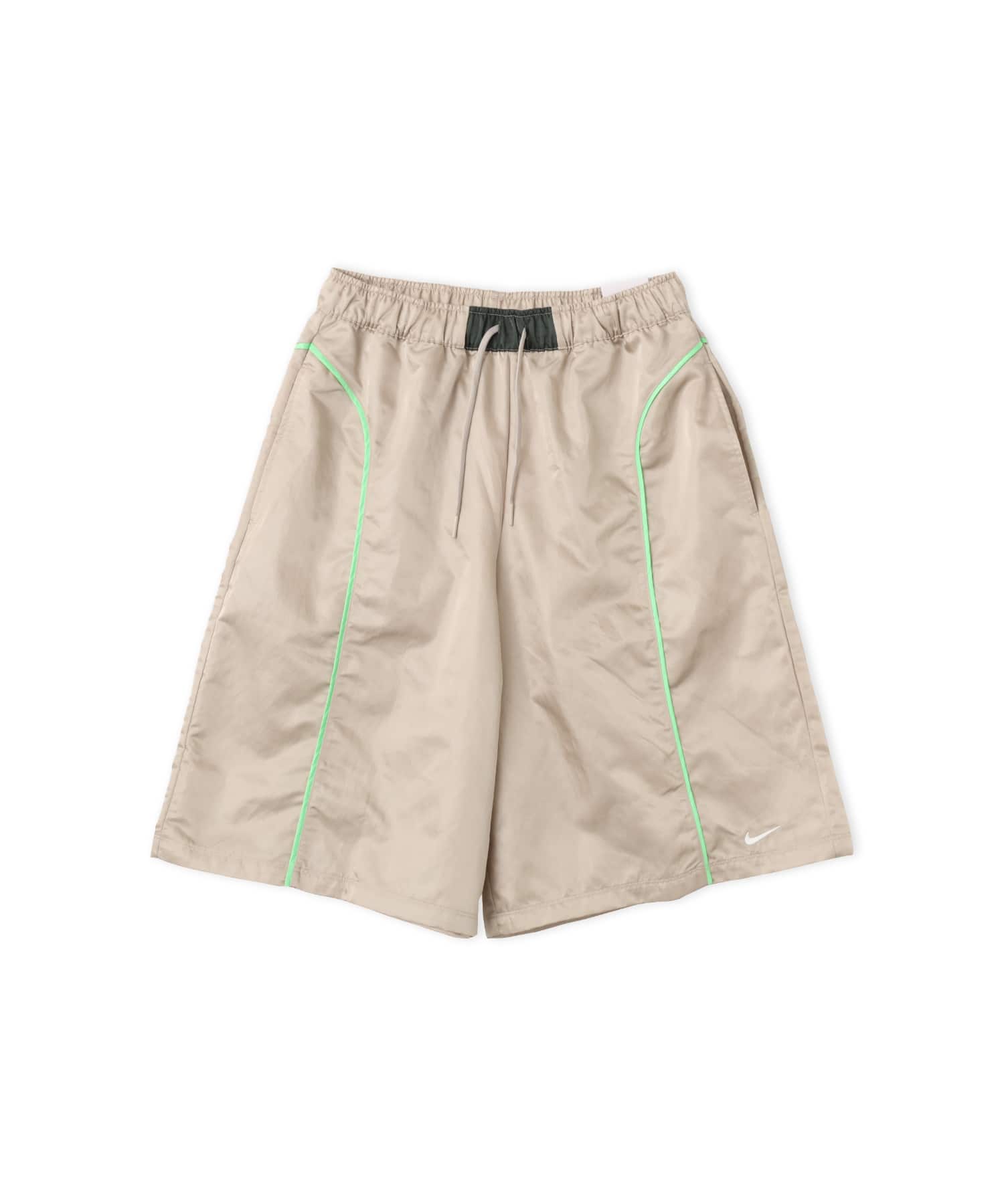 NIKE AS W NK NYLON KNEE LENGTH SHORT GREENのメイン画像