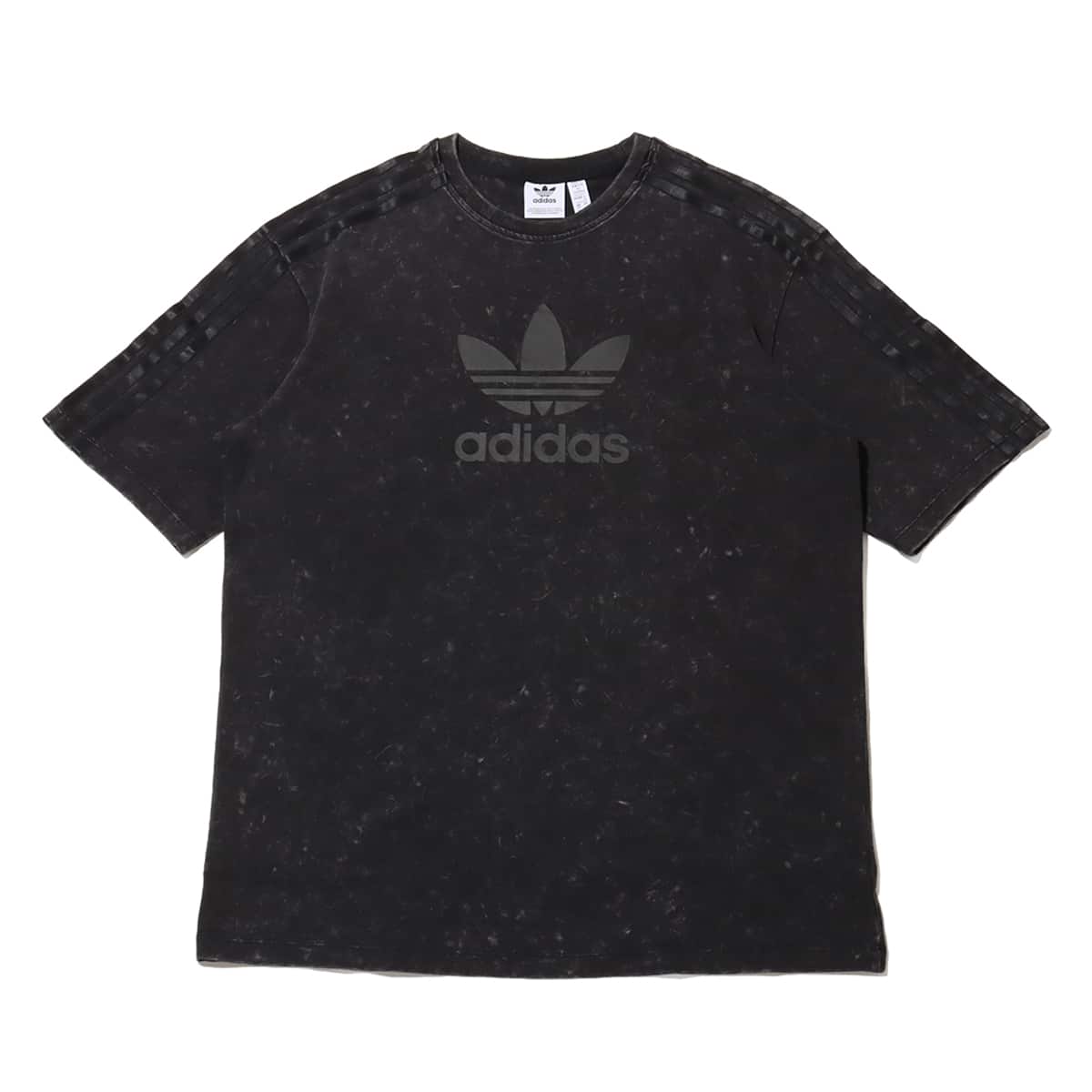 adidas WOMENS WASH TEE BLACK のメイン画像