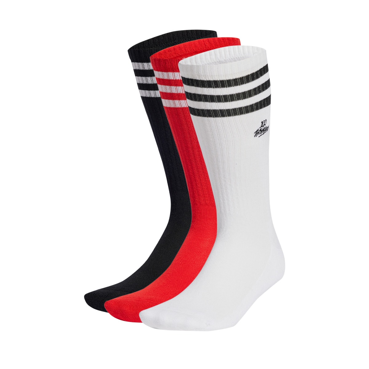 adidas 100THIVES SOCKS WHITE/RED/BLACKのメイン画像