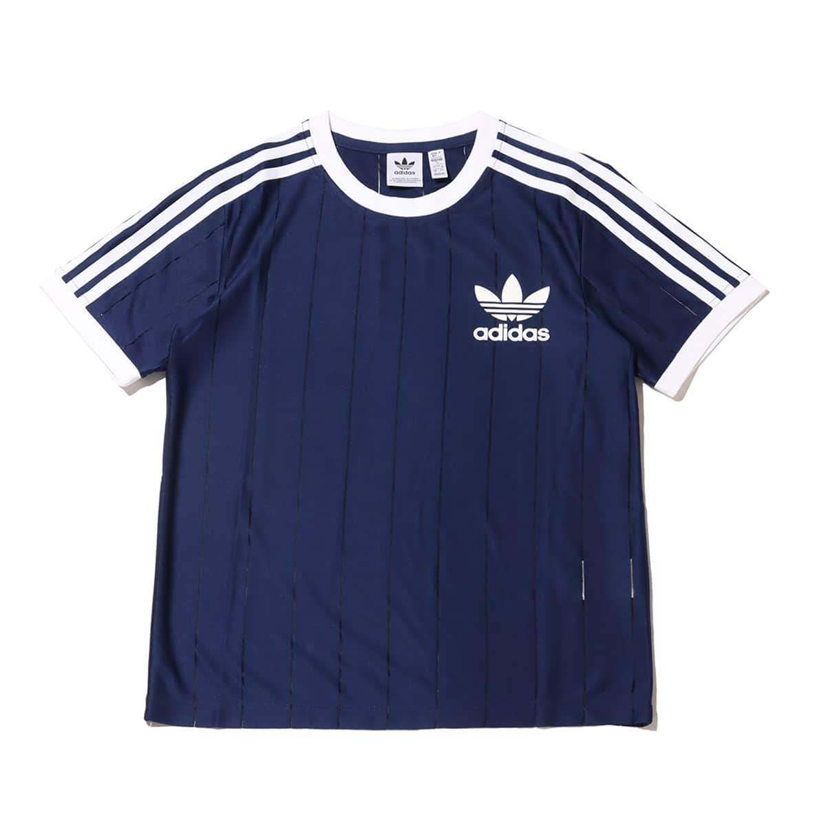 adidas ADICOLOR 3-STRIPES PINSTRIPE T-SHIRT DKBLUE