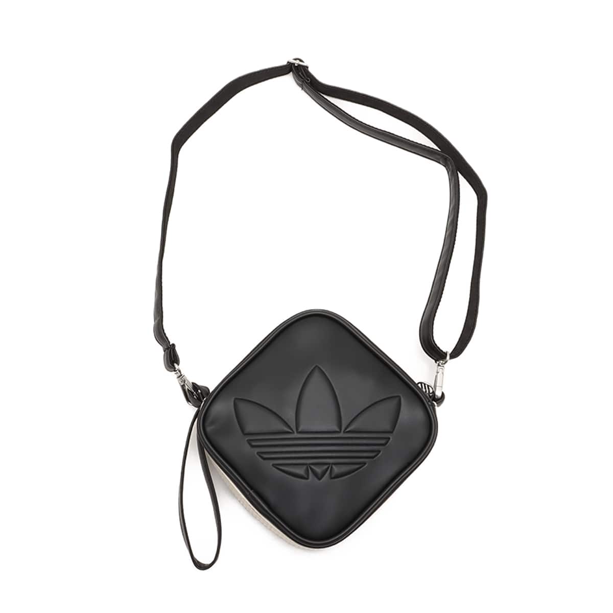 adidas DIAMOND SHAPPED BAG ブラックのメイン画像