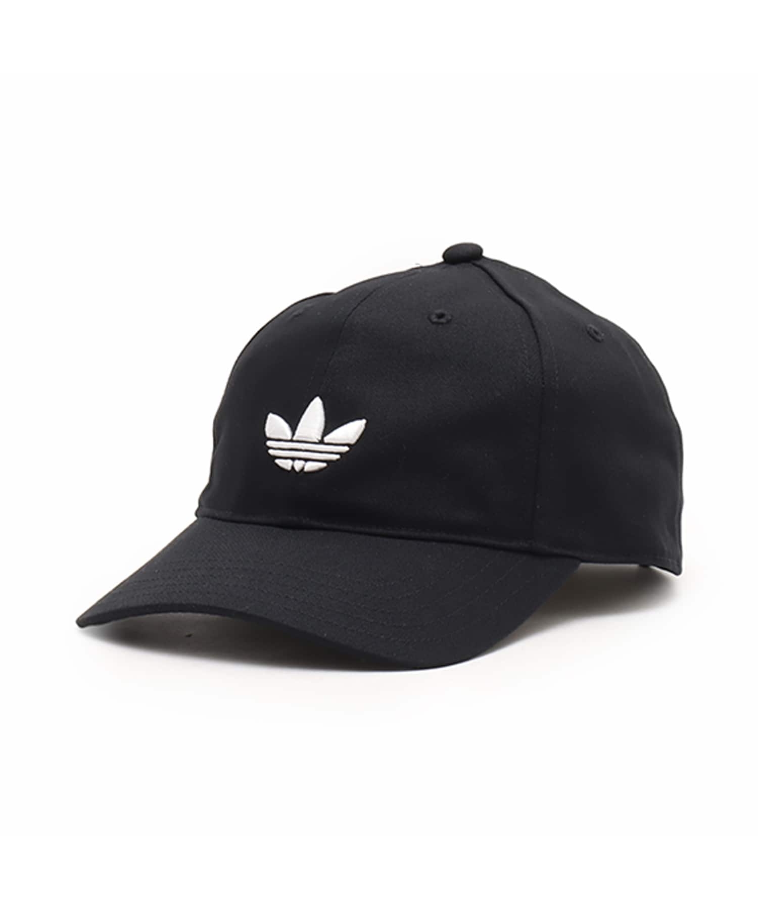 adidas ADICOLOR BASEBALL CAP ブラックのメイン画像