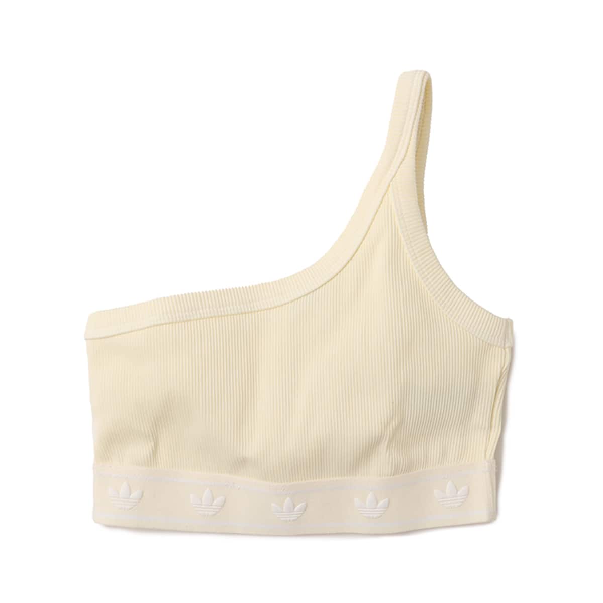 adidas RIB BRA TOP クリームホワイトのメイン画像