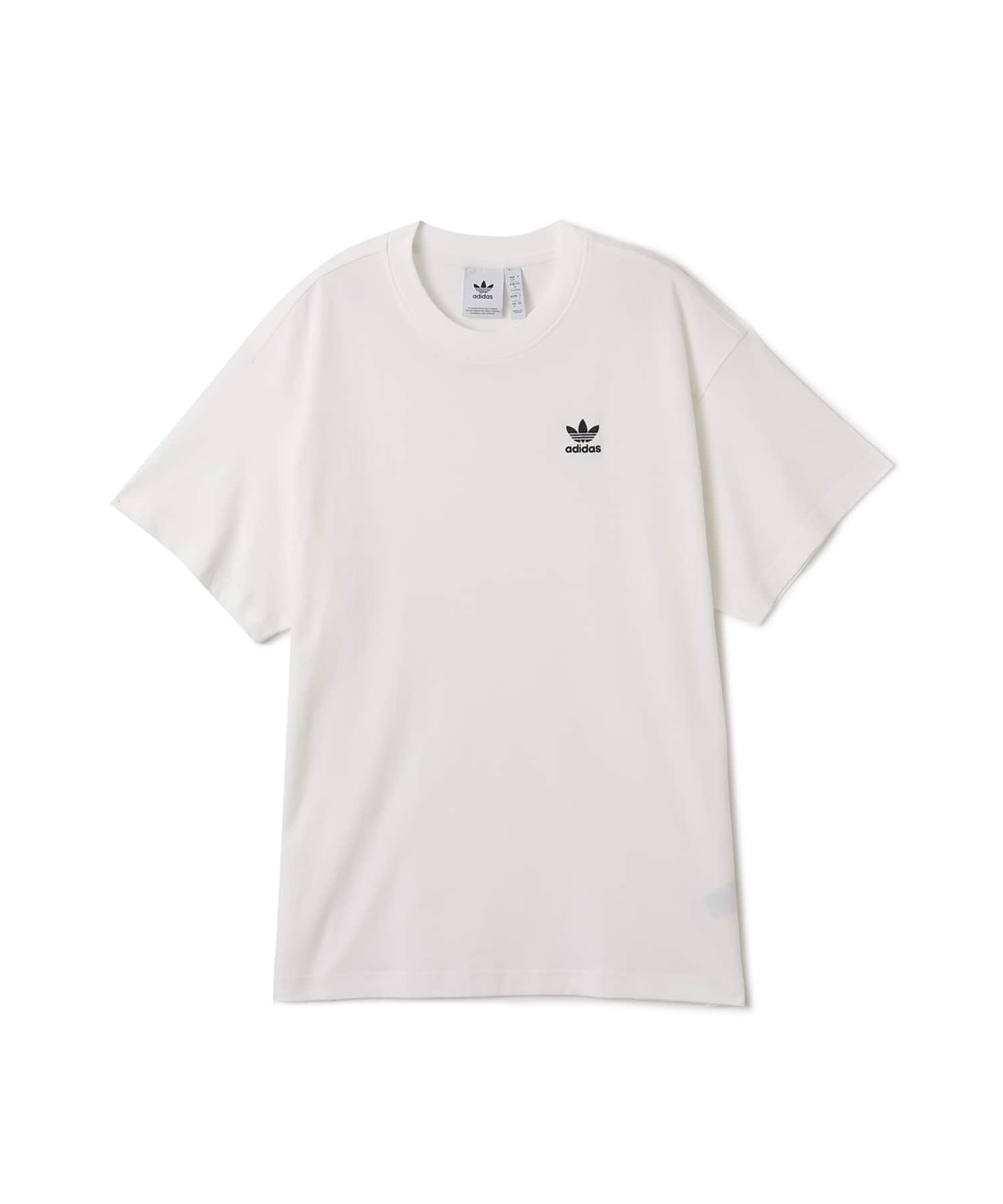 adidas TREFOIL ESSENTIALS OVERSIZED T-SHIRT ホワイトのメイン画像