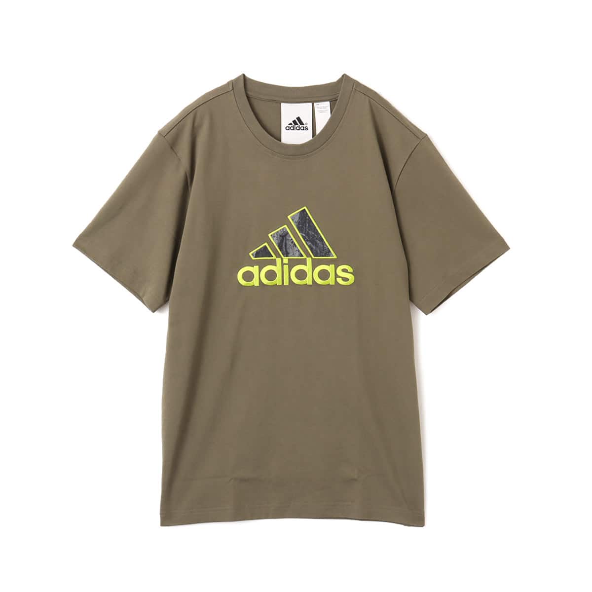adidas GRFX TEE オリーブストレータのメイン画像